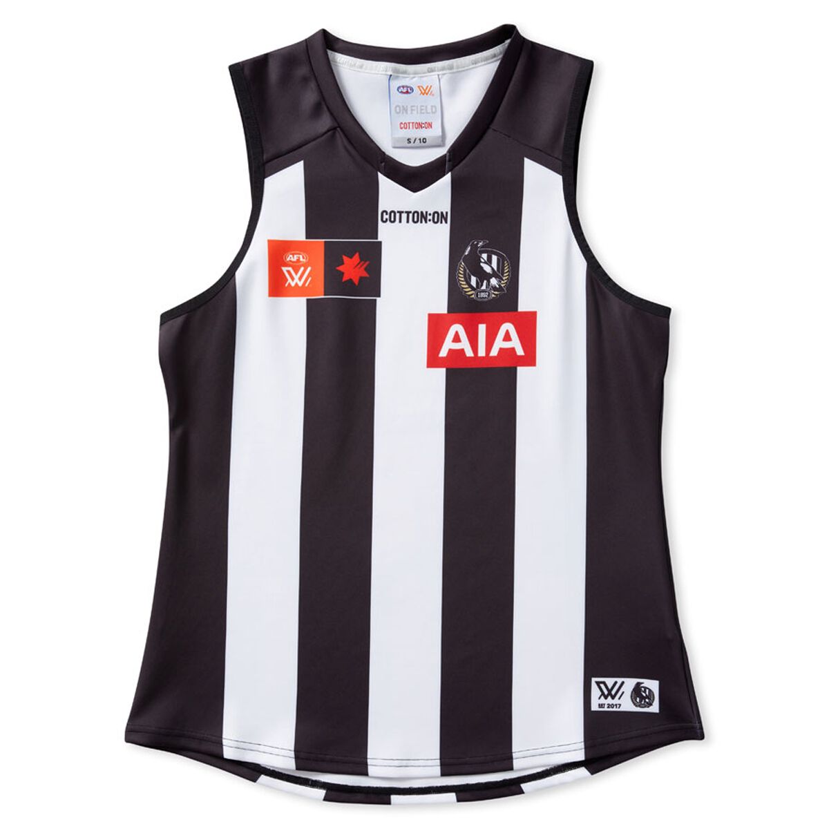 Collingwood Magpies Womens AFLW Home Guernsey