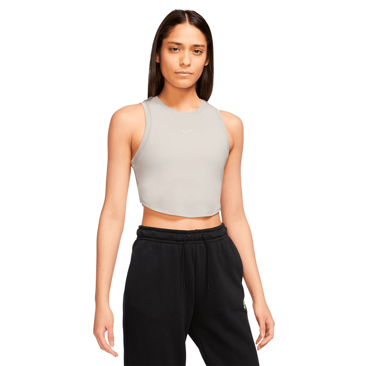 Nike Womens Sportswear Essentials Ribbed Cropped Tank