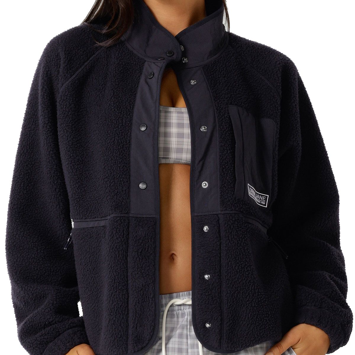 Lorna Jane Womens Adventure Sports Sherpa Fleece Jacket