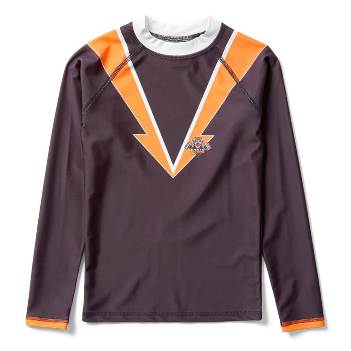Wests Tigers Kids Swim Rash Top