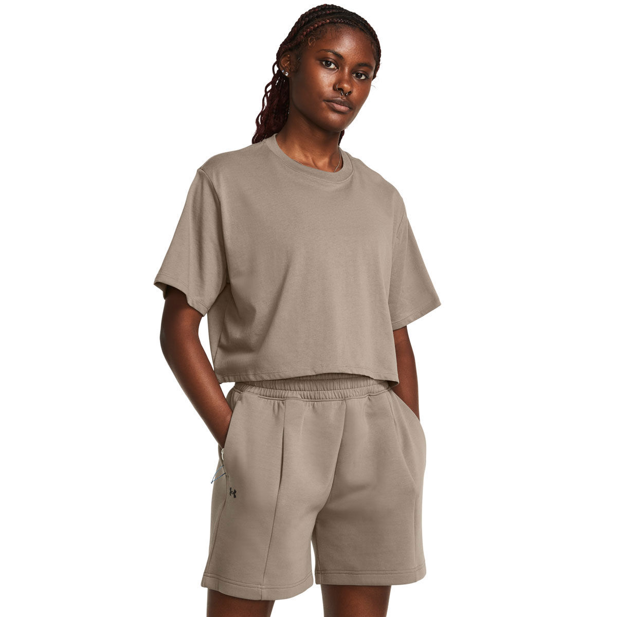 Under Armour Womens Campus Boxy Crop Tee