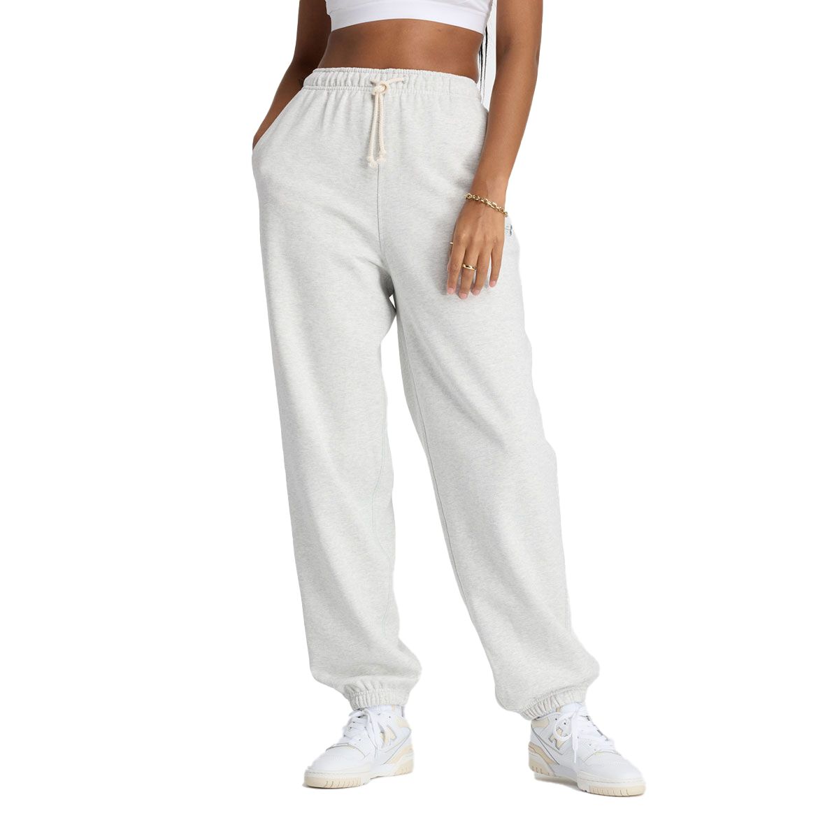 New Balance Womens Athletics French Terry Jogger Track Pants