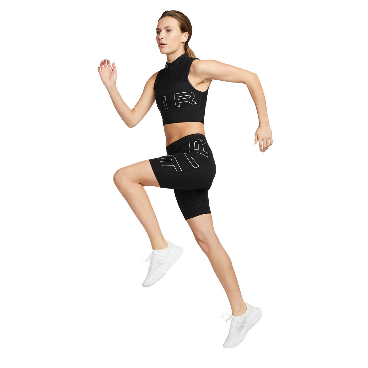 Nike Air Womens Mid Rise 7 Inch Short Running Tights