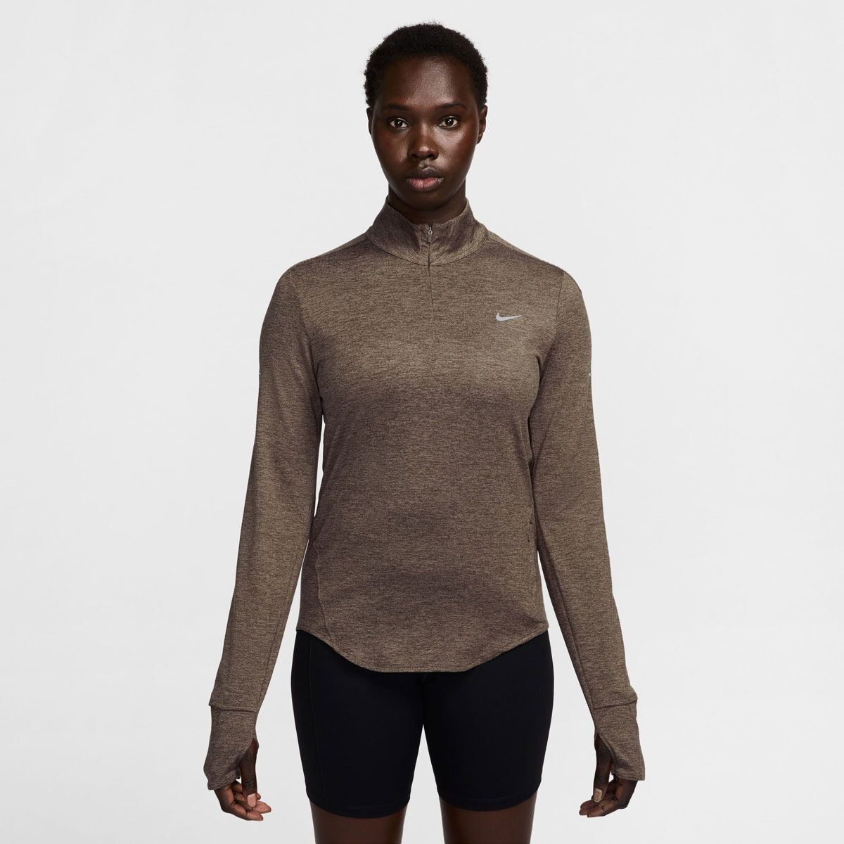 Nike Womens Swift Dri-FIT UV Half Zip Running Top