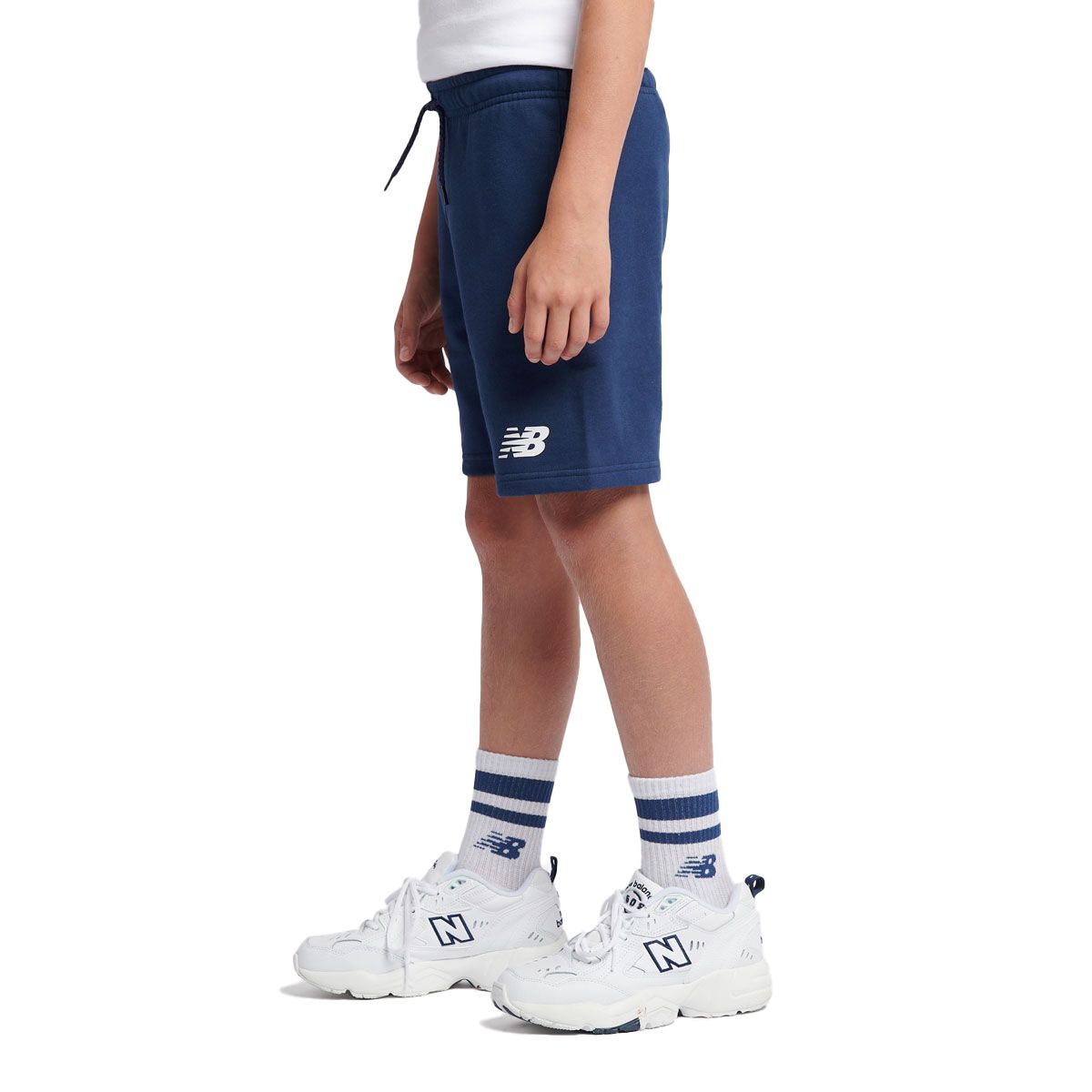 New Balance Junior Stacked Logo Shorts