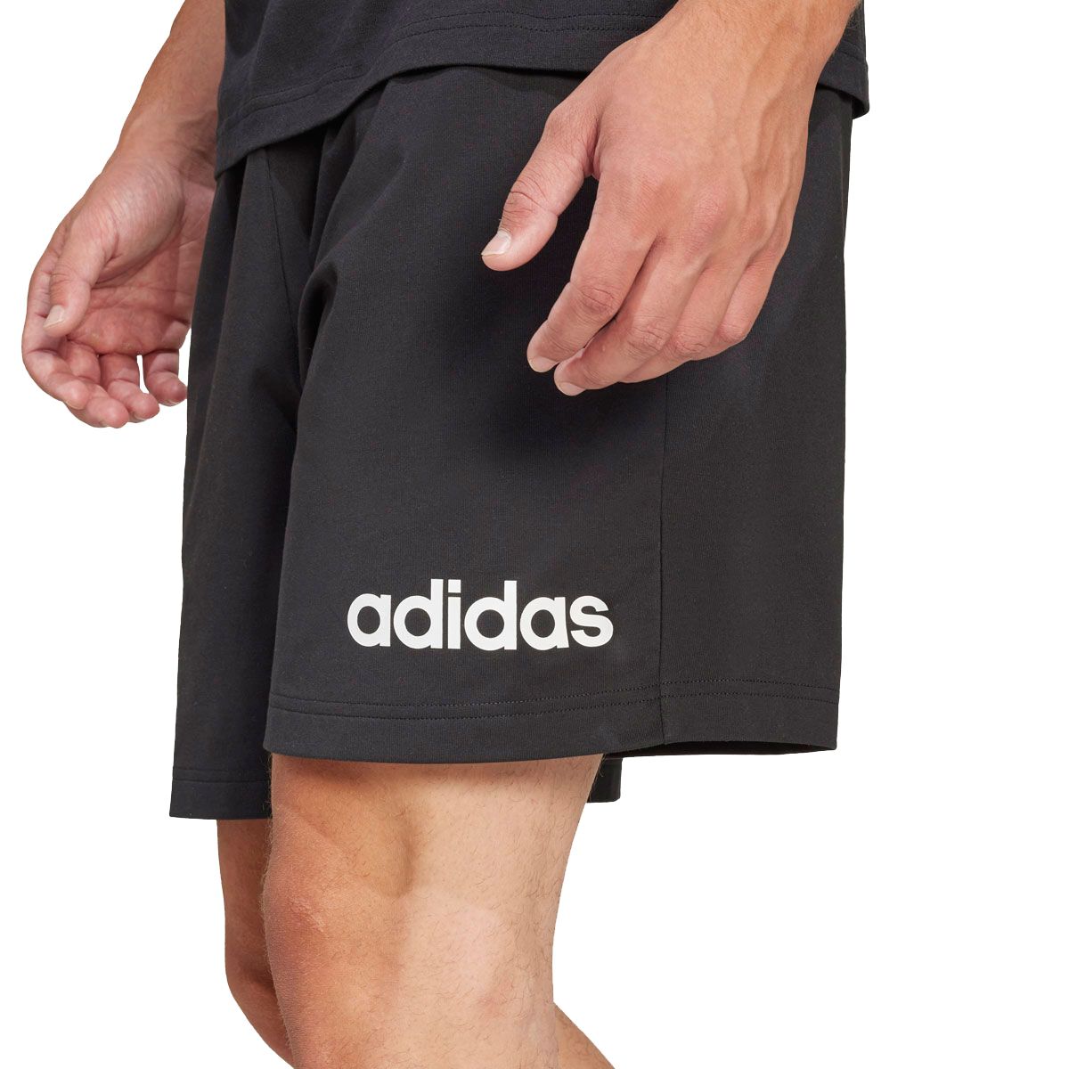 adidas Mens Essentials Linear Single Jersey Shorts