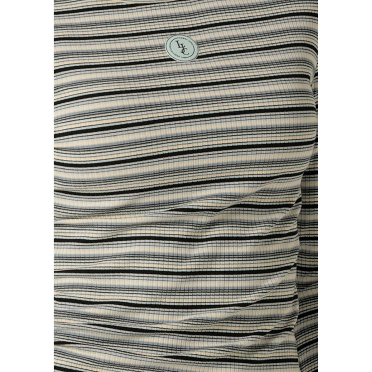 Lorna Jane Womens Movement Stripe Rib Long Sleeve Tee