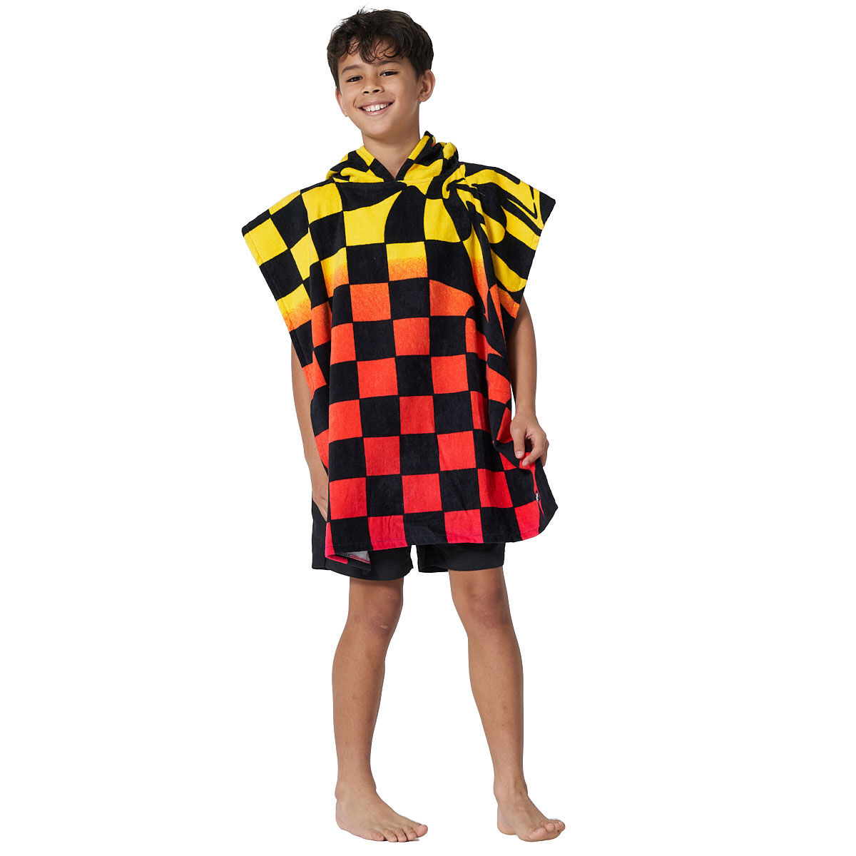 Tahwalhi Boys Psychedelic Palm Hooded Towel