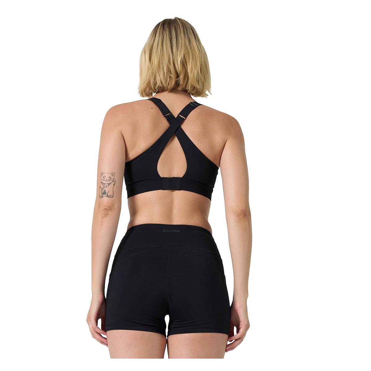 Ell/Voo Womens Kara Crop Sports Bra