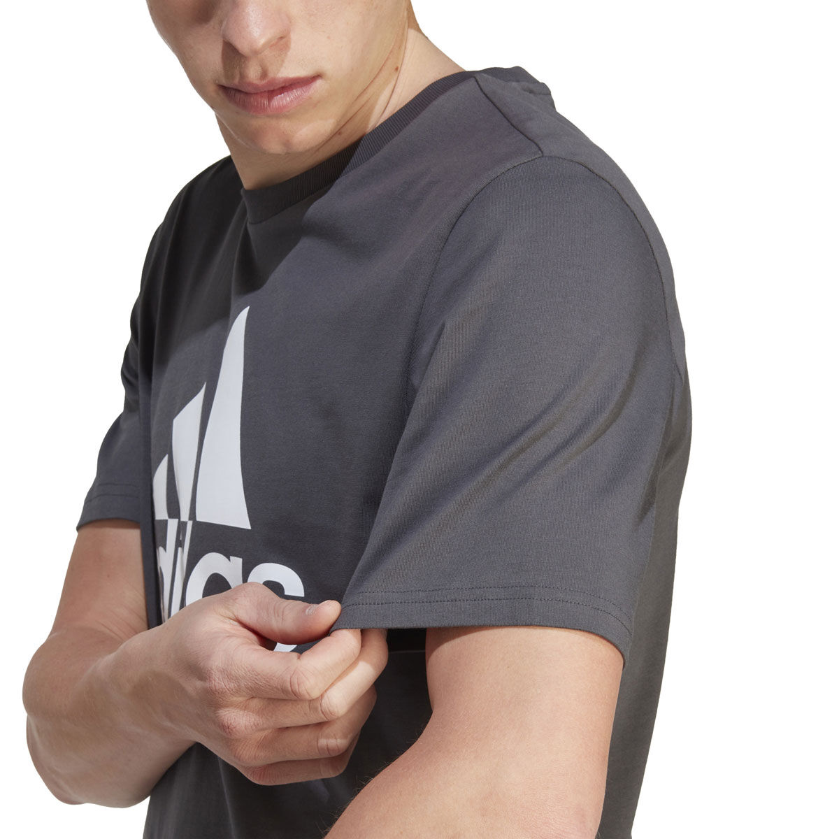 adidas Mens Essentials Big Logo Tee