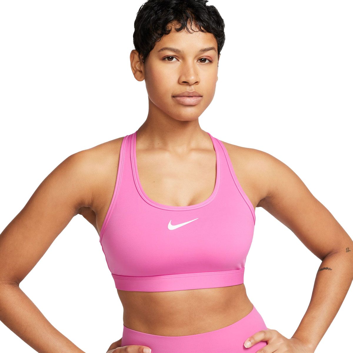 Nike Womens Swoosh Dri-FIT Medium Support Padded Sports Bra
