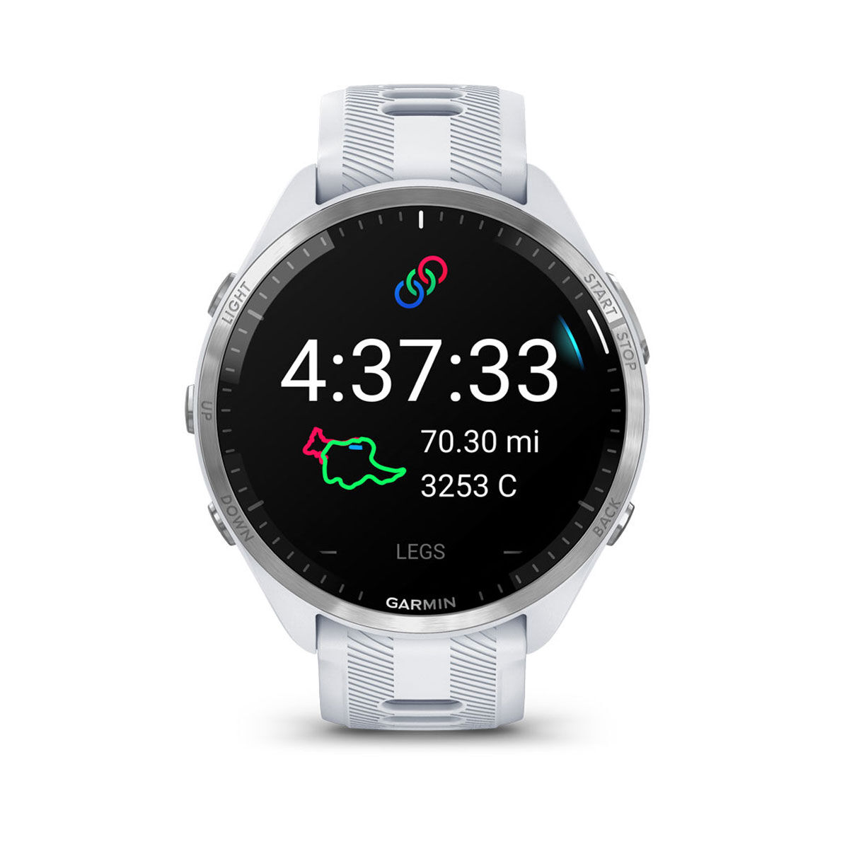 Garmin Forerunner 965 Watch - Whitestone Powder Grey