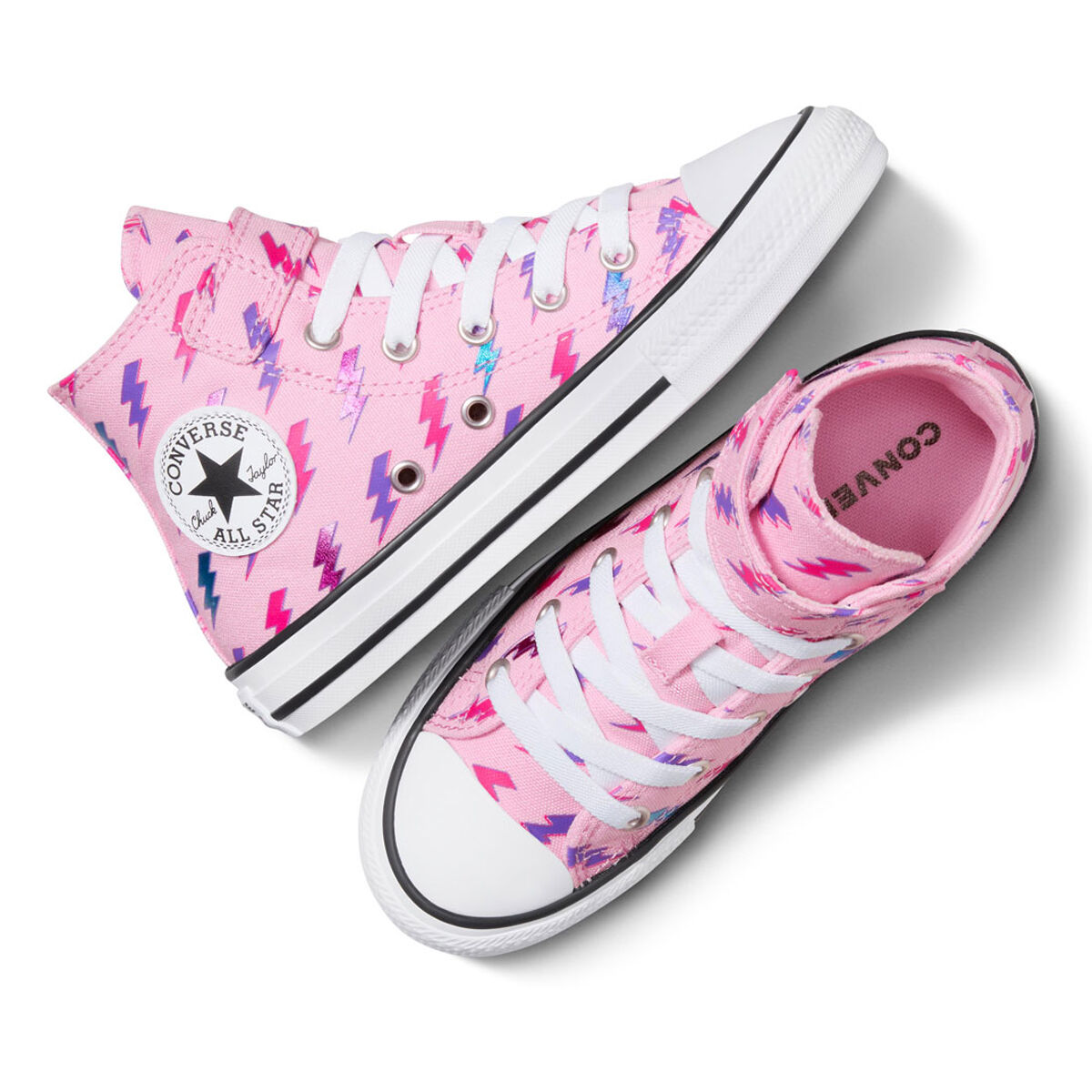 Converse Chuck Taylor All Star Electric Bolt Easy On PS Kids Casual Shoes