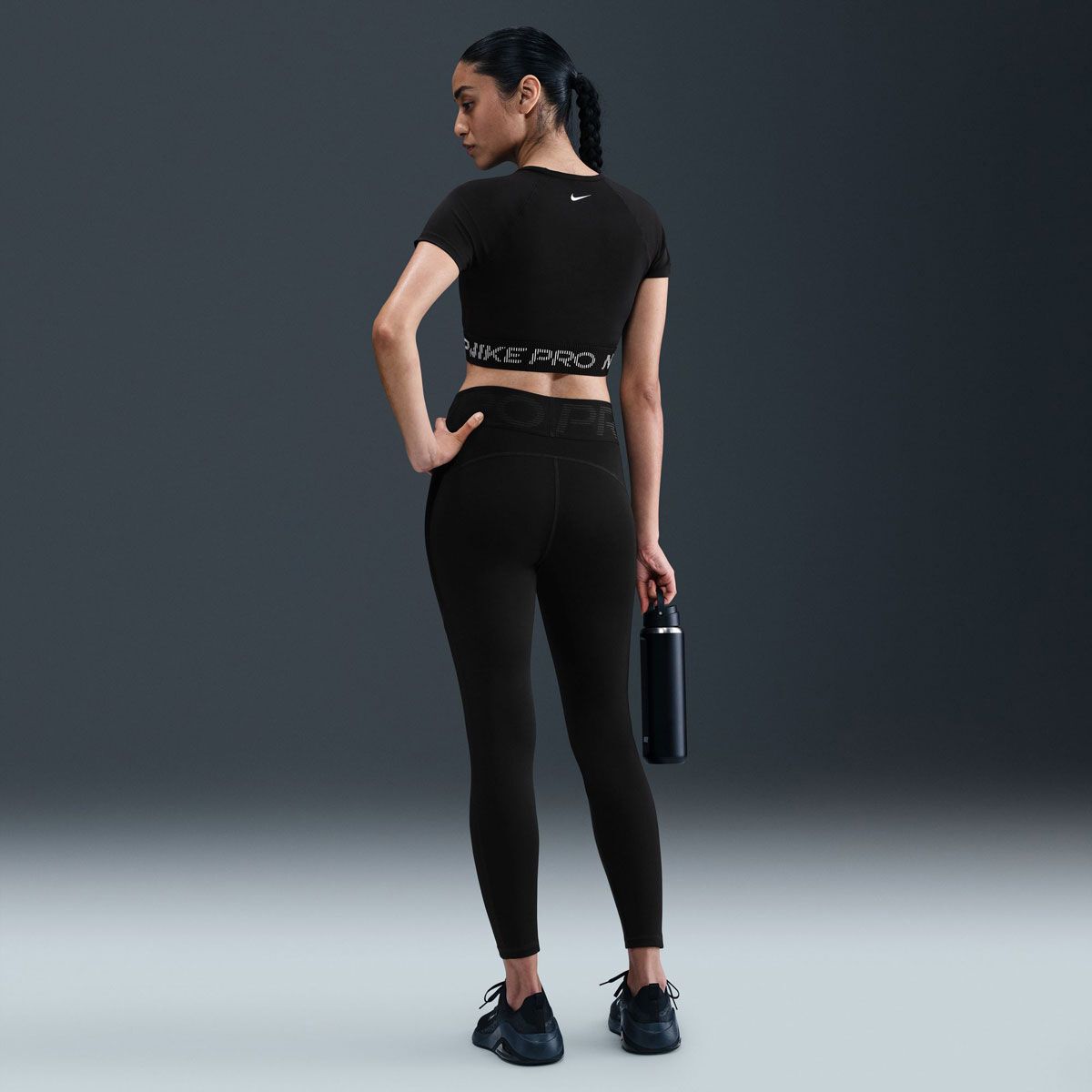 Nike Pro Womens Dri-FIT Short Sleeve Graphic Top