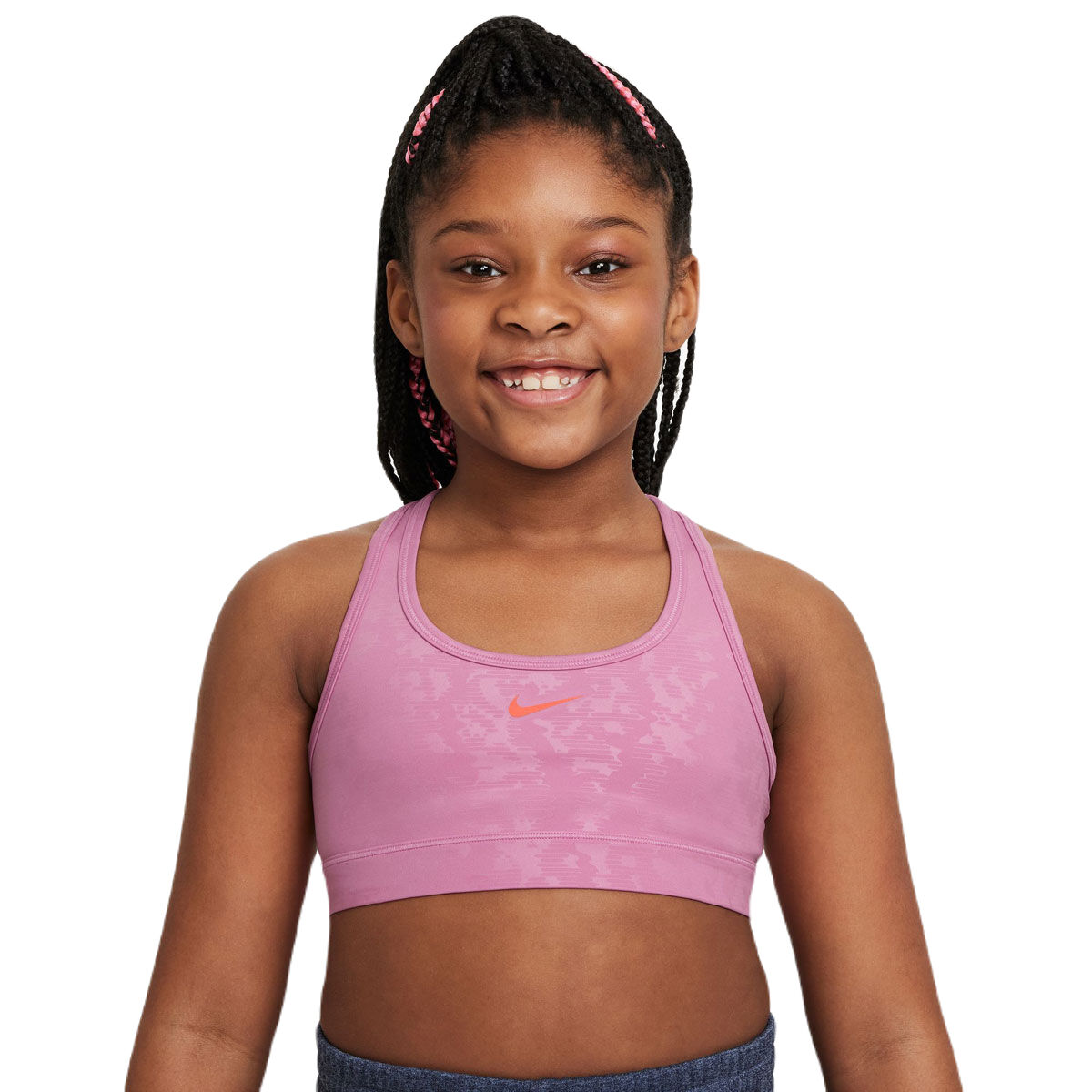 Nike Junior Swoosh Dri-FIT Reversible Printed Bra