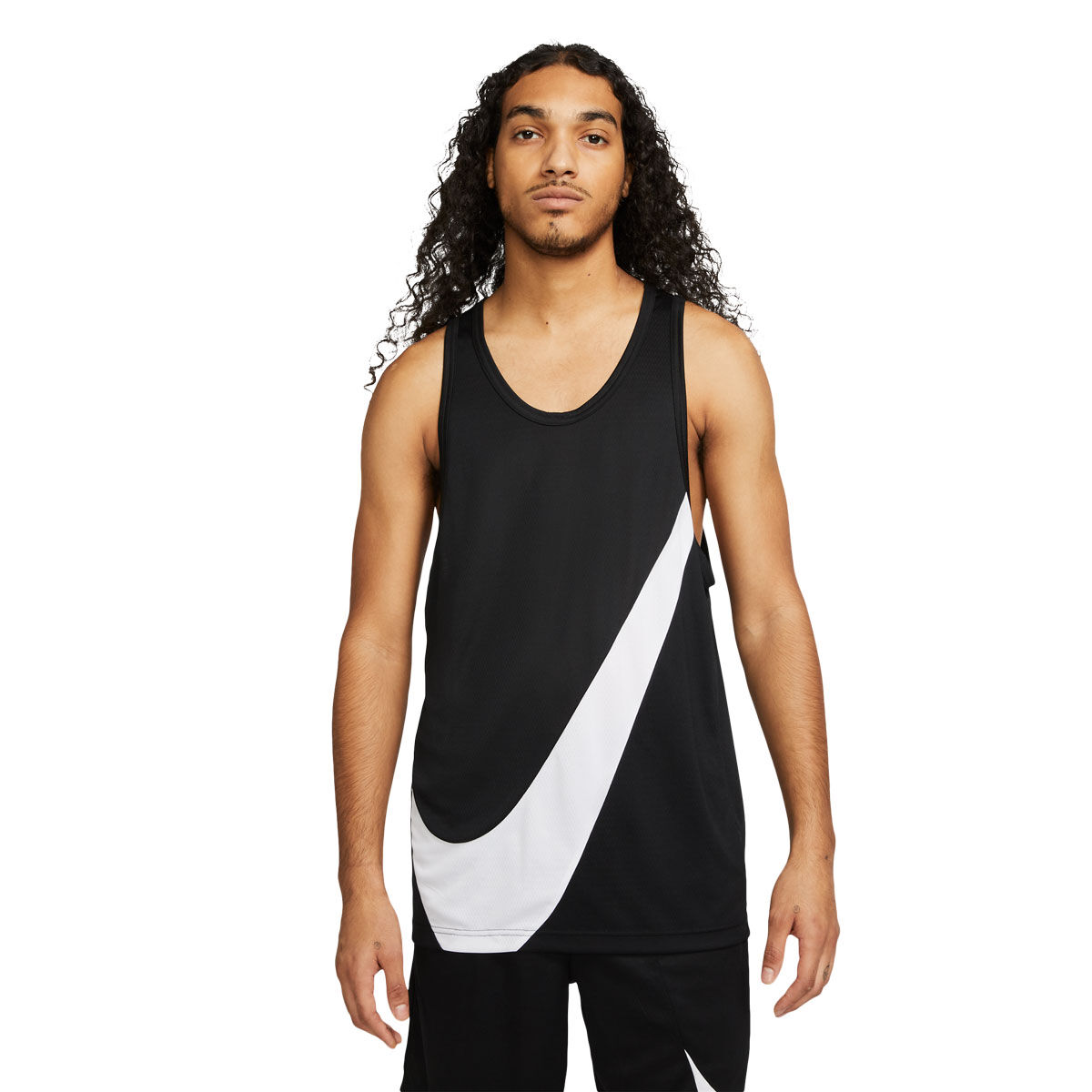 Nike Mens Dri-FIT Crossover Swoosh Basketball Jersey