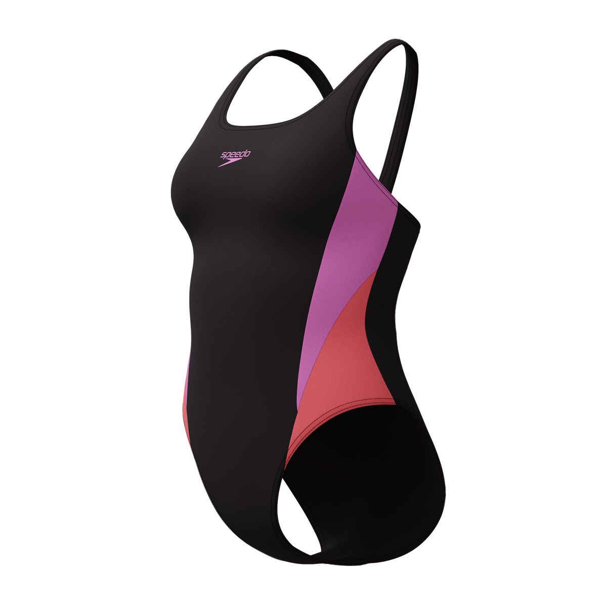 Speedo Womens Colourblock 2 One Piece Swimsuit