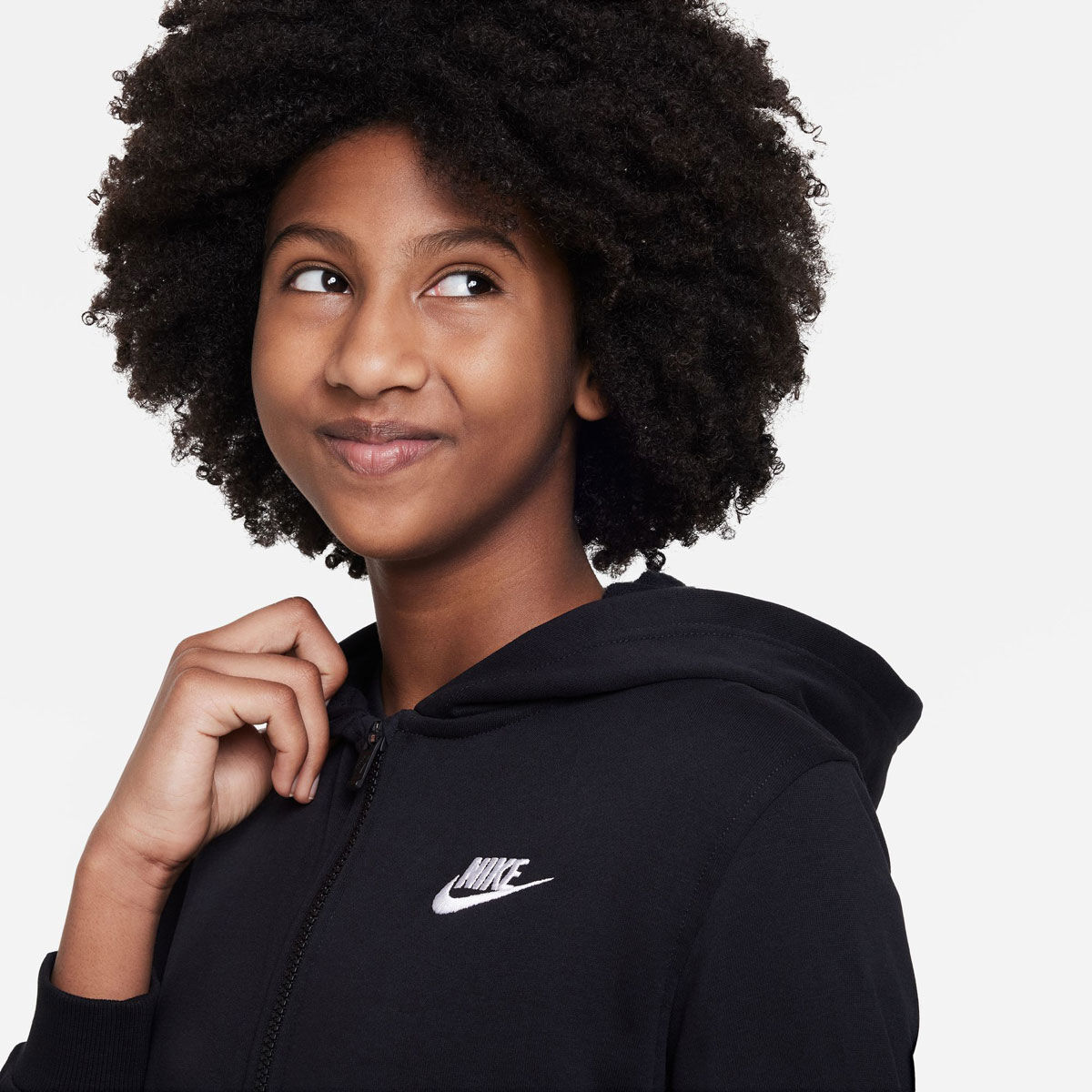 Nike Junior Sportswear Club Fleece Full Zip Hoodie