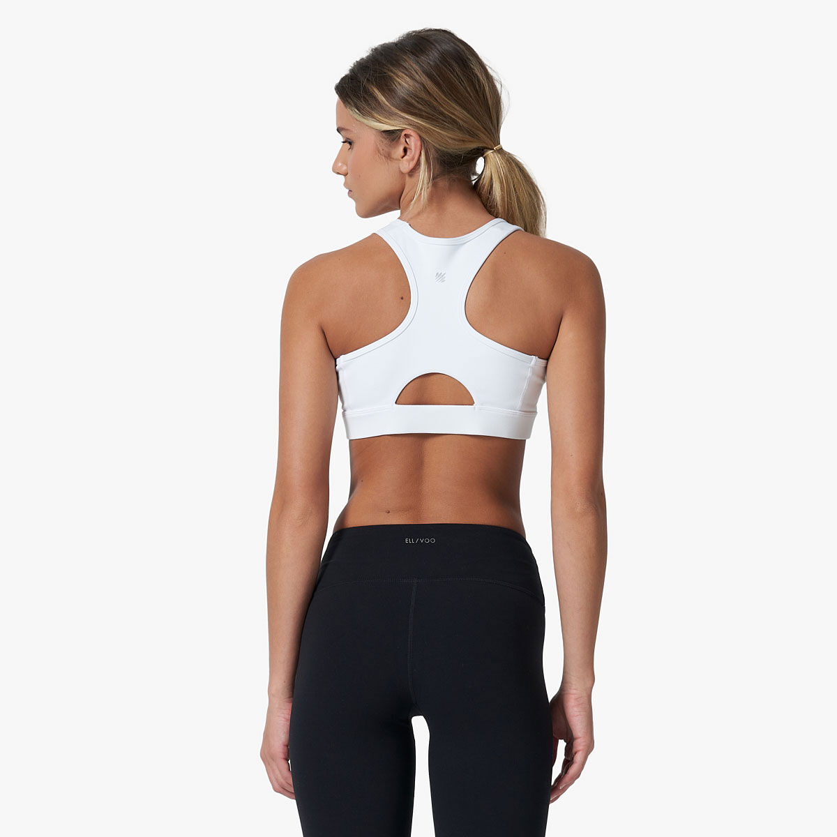 Ell/Voo Womens Essentials Crop Sports Bra