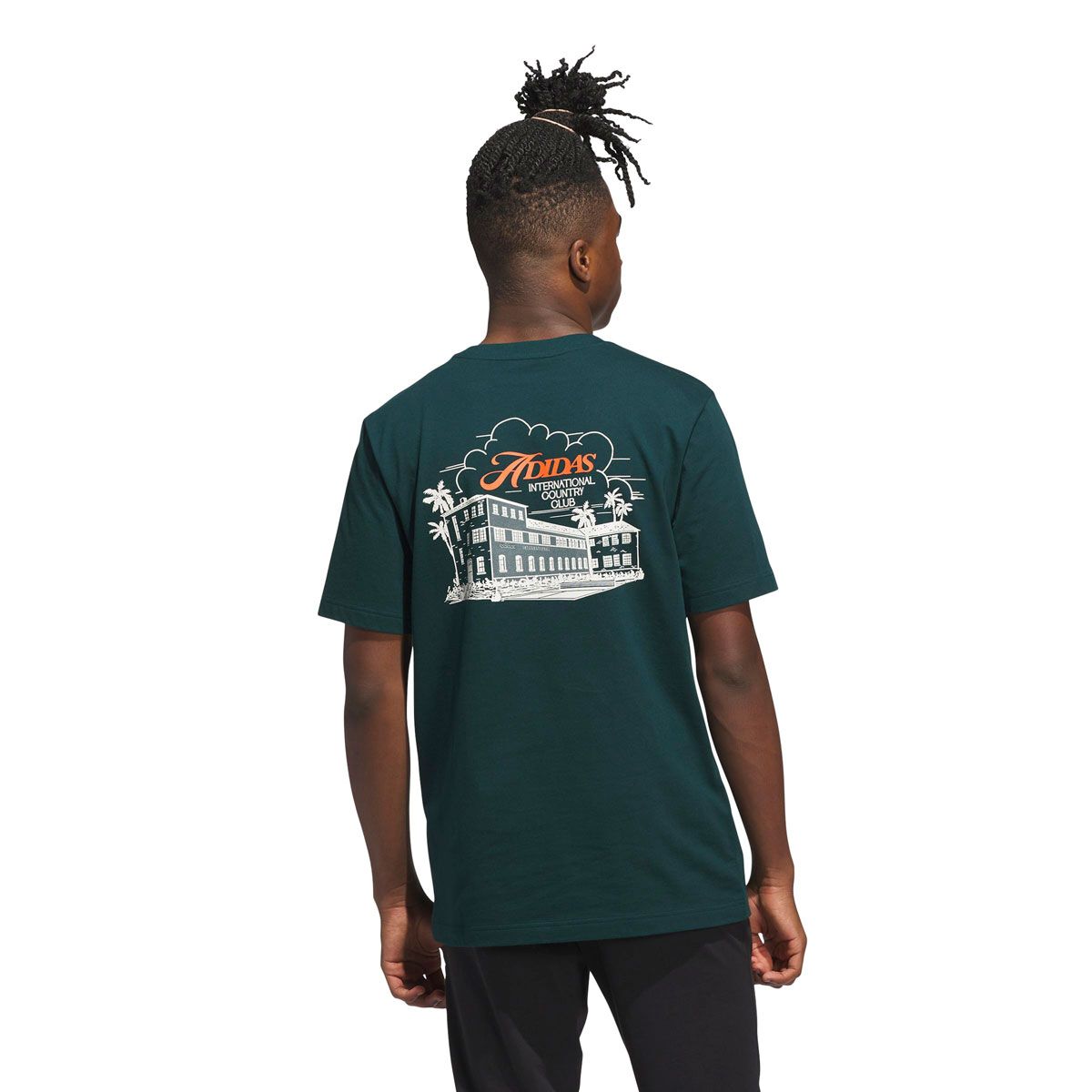 adidas Mens Country Club Scenic Graphic Tee