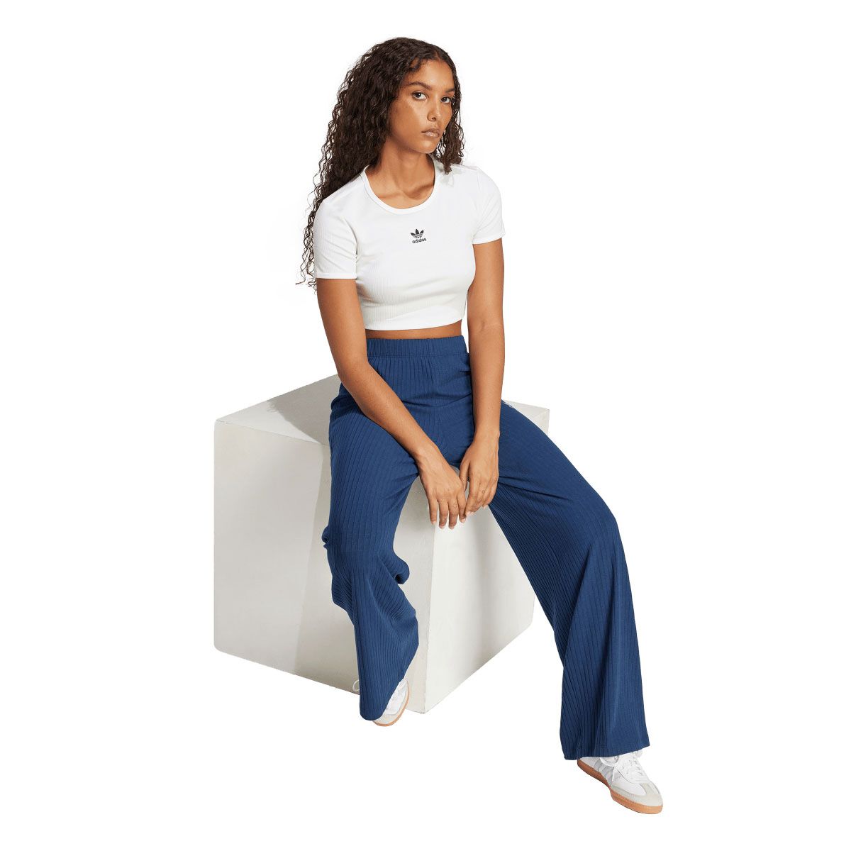 adidas Originals Womens Essentials Ribbed Tee