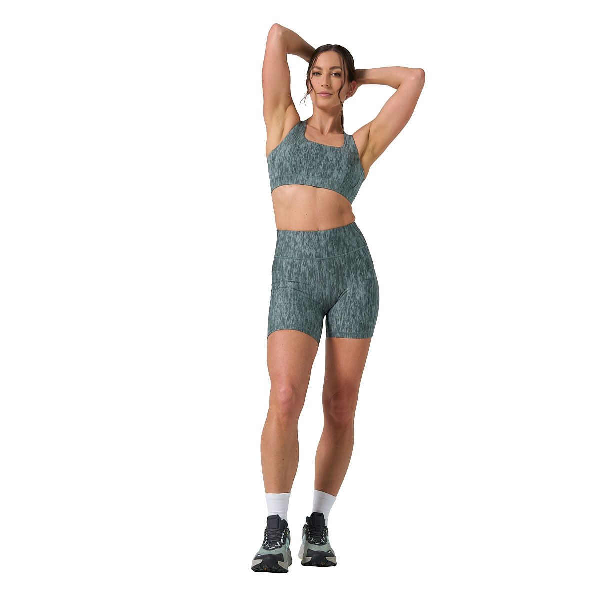 Ell/Voo Womens Kara High Rise 5 Inch Pocket Tights