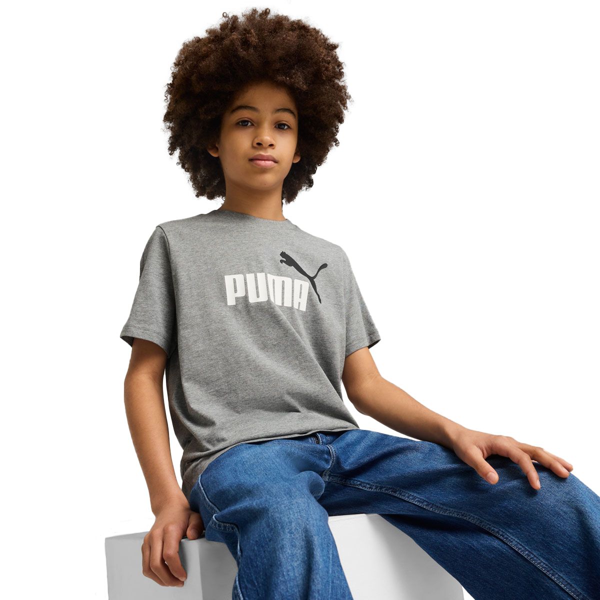 Puma Kids Essential 2 Color No. 1 Logo Tee