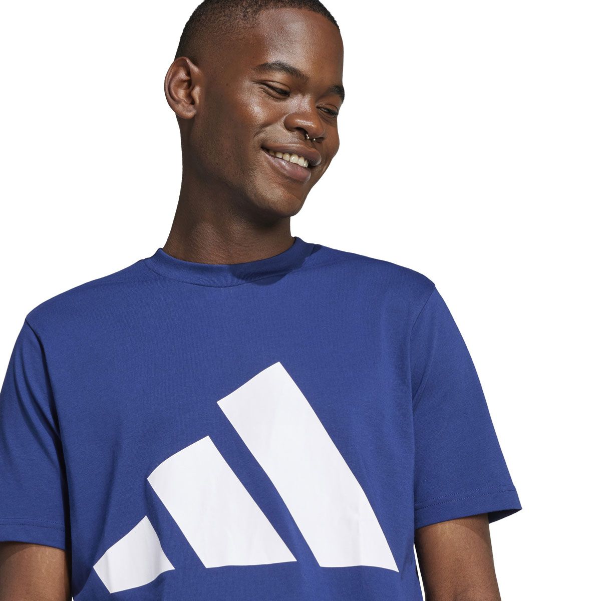 adidas Mens Big Logo Single Jersey Tee