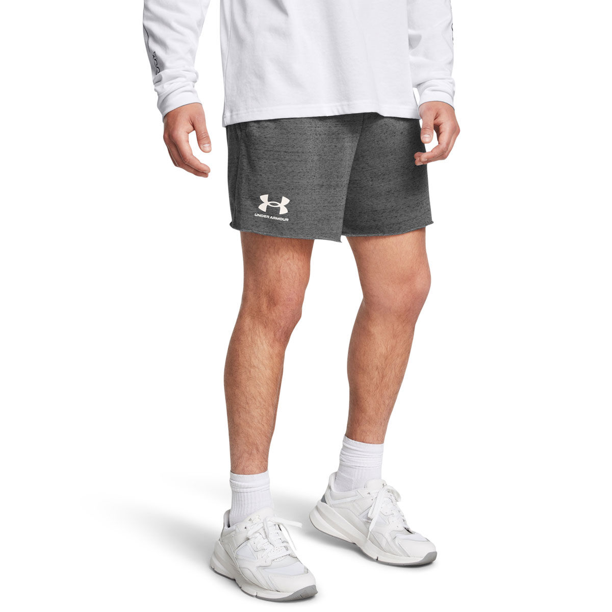 Under Armour Mens Rival Terry 6 Inch Shorts