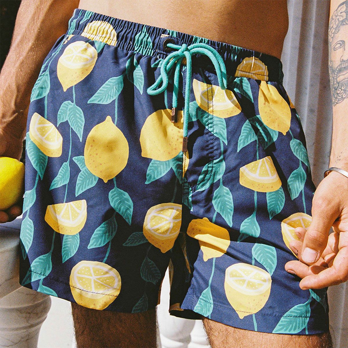 Skwosh Mens Lemon Squeezy Board Shorts
