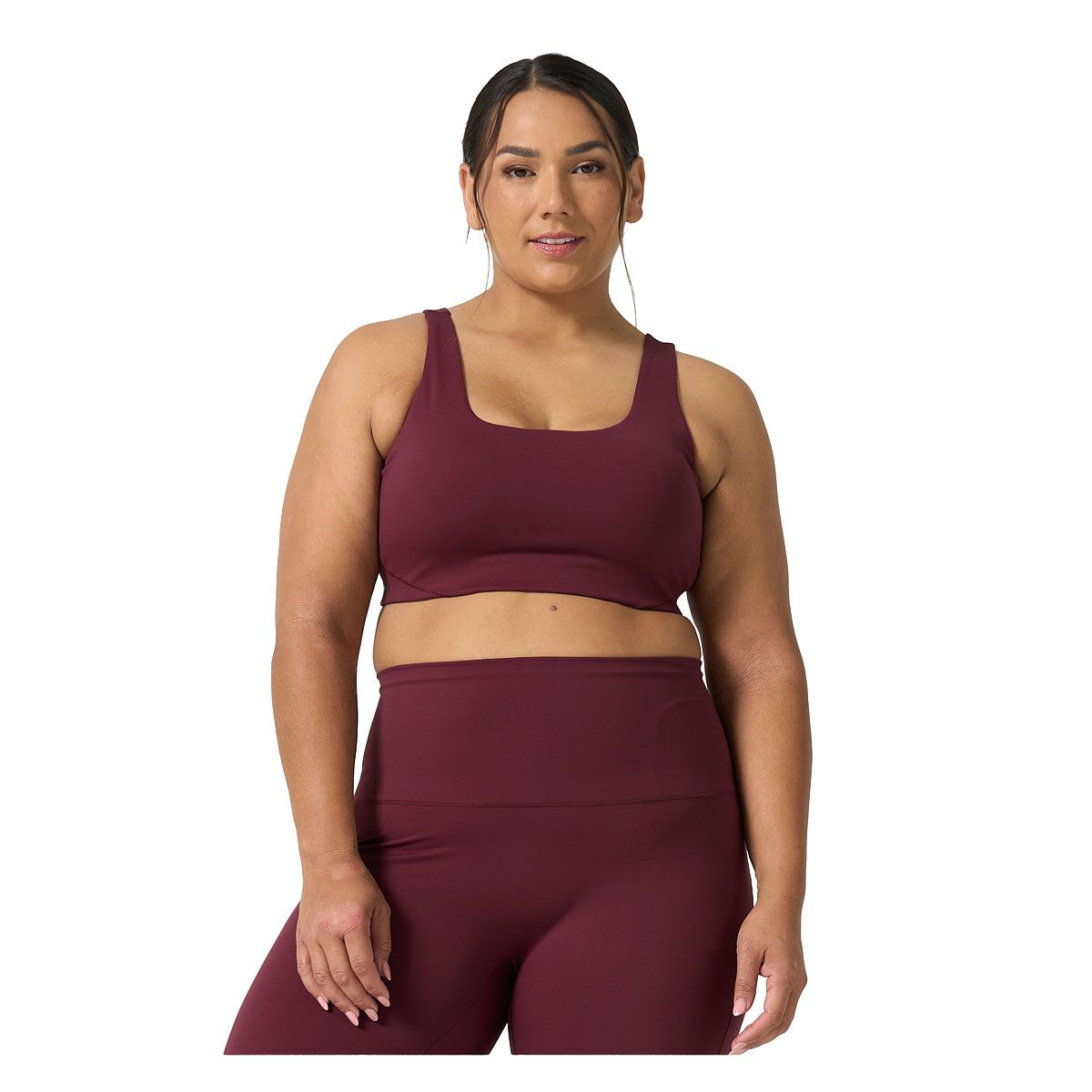 Ell/Voo Womens Averi Crop Sports Bra