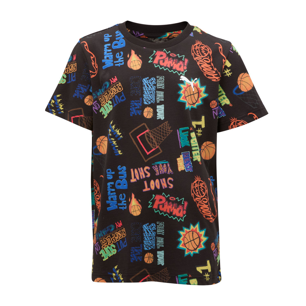 Puma Kids Junior Hoops Graphic Tee