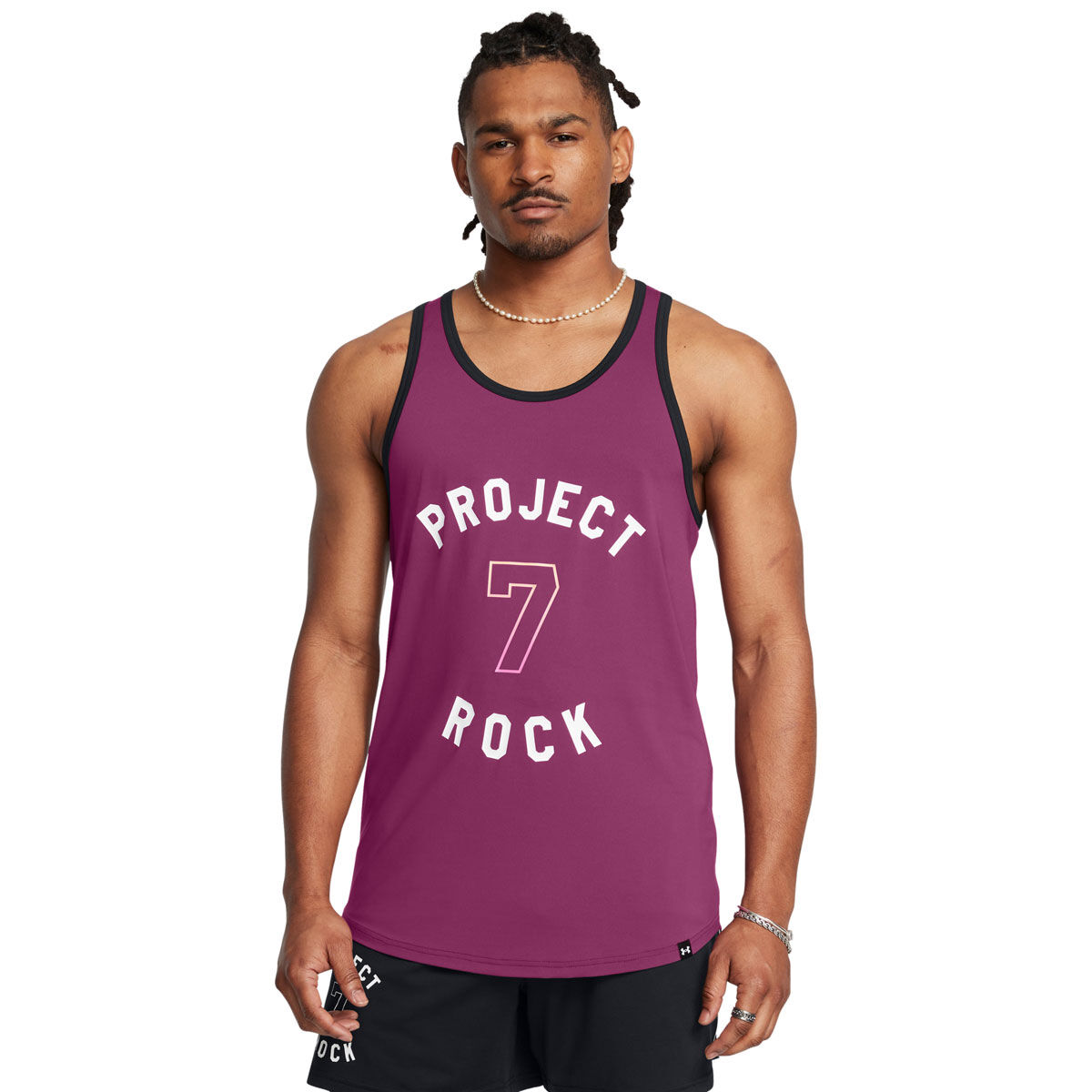 Under Armour Project Rock Mens Mesh Tank