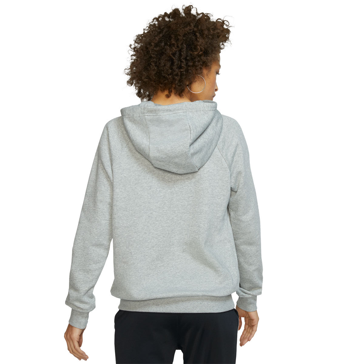 Nike Womens Sportswear Essential Fleece Graphic Pullover Hoodie