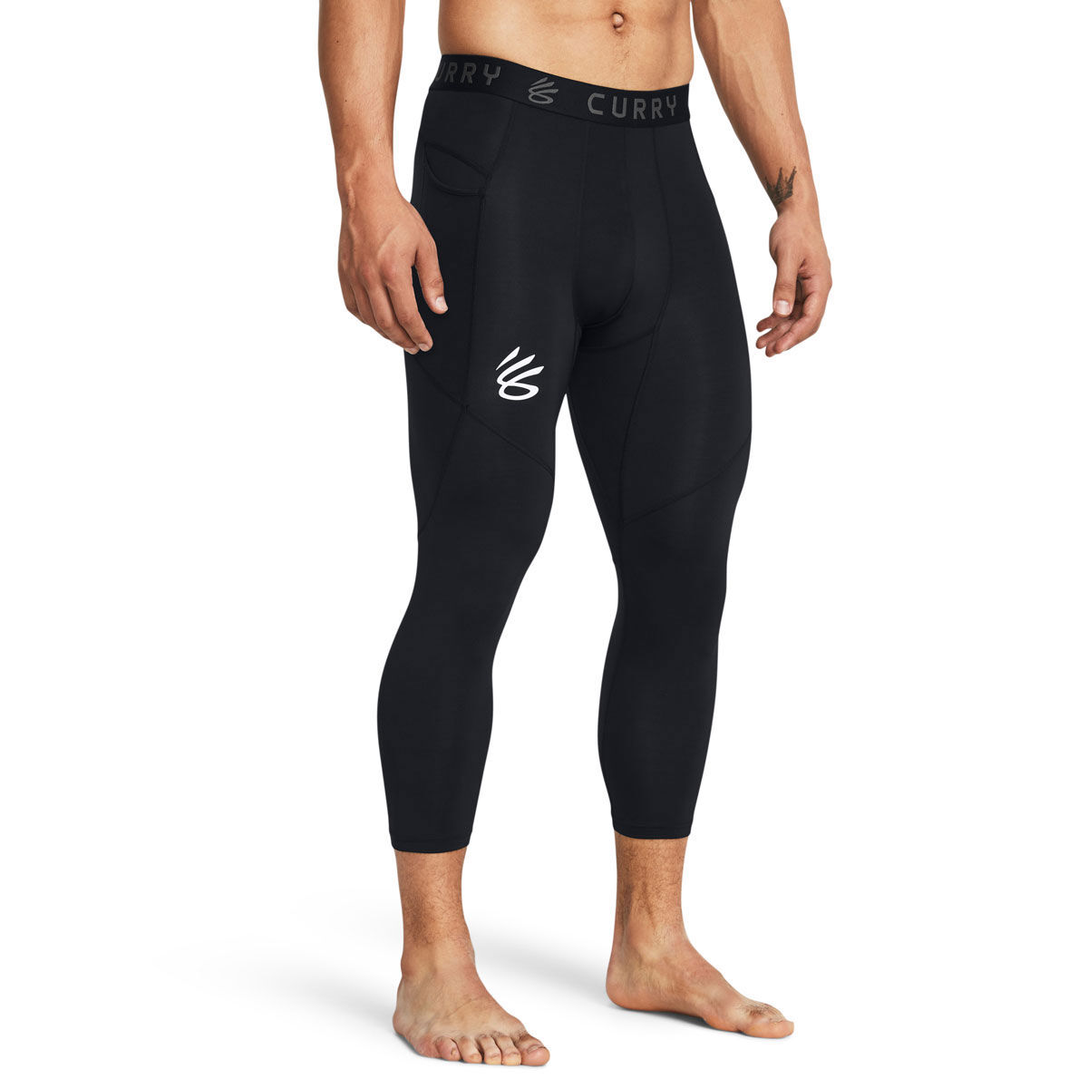 Under Armour Curry Mens Brand 3/4 Length Basketball Tights