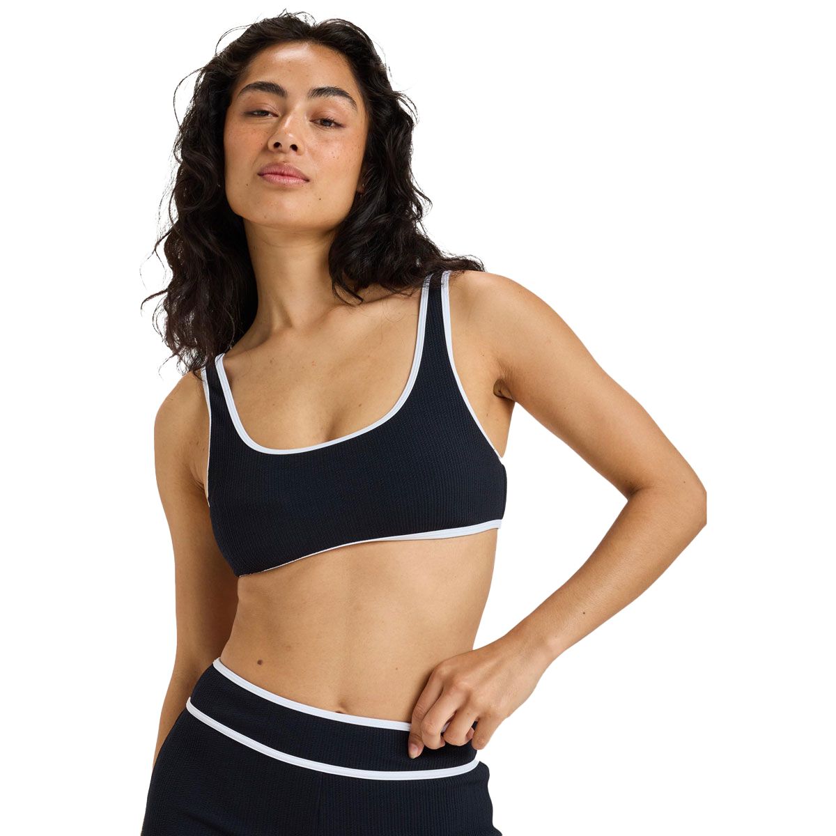 Roxy Womens Beloved Rib Swim Bralette