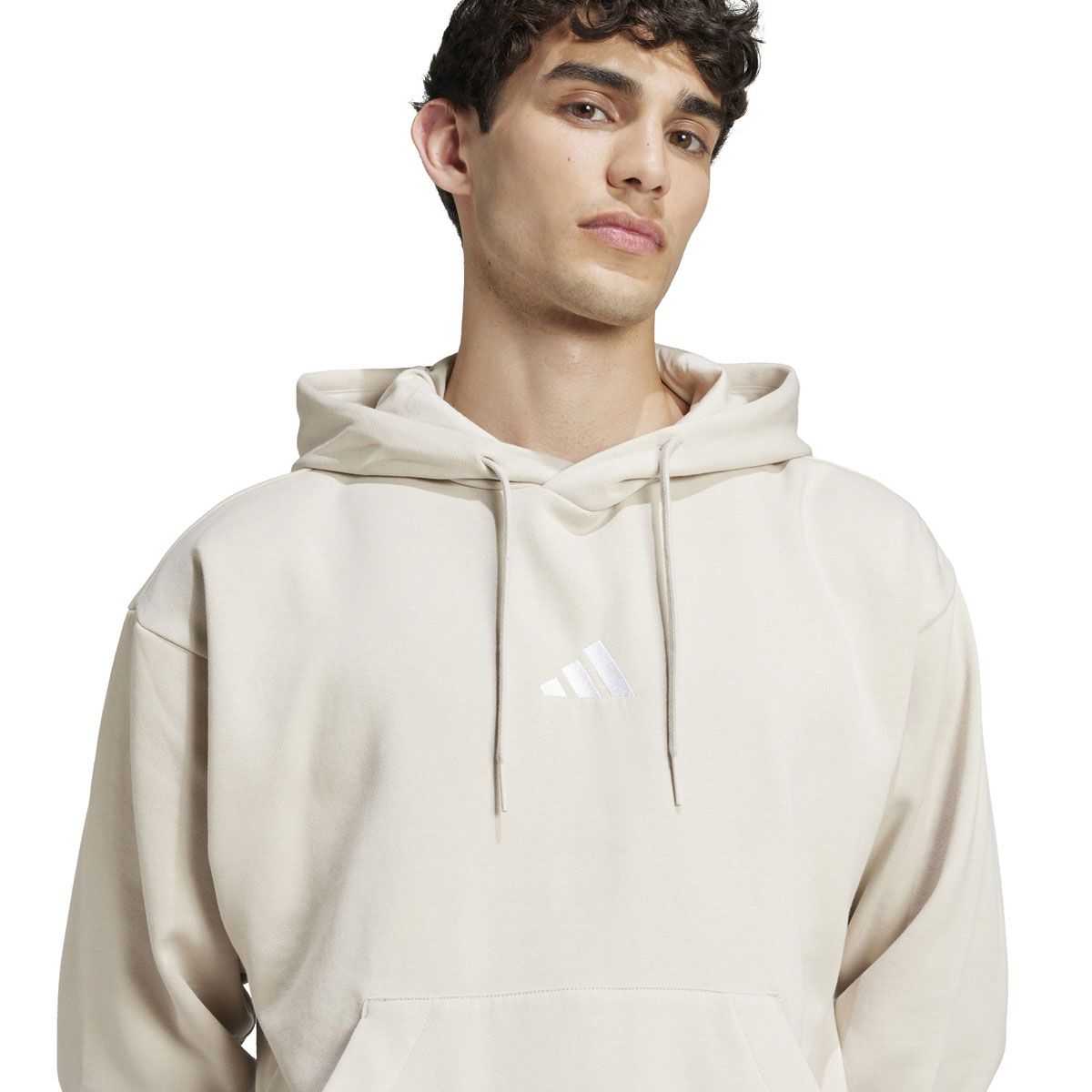 adidas Mens Essentials Feel Cozy Fleece Pullover Hoodie