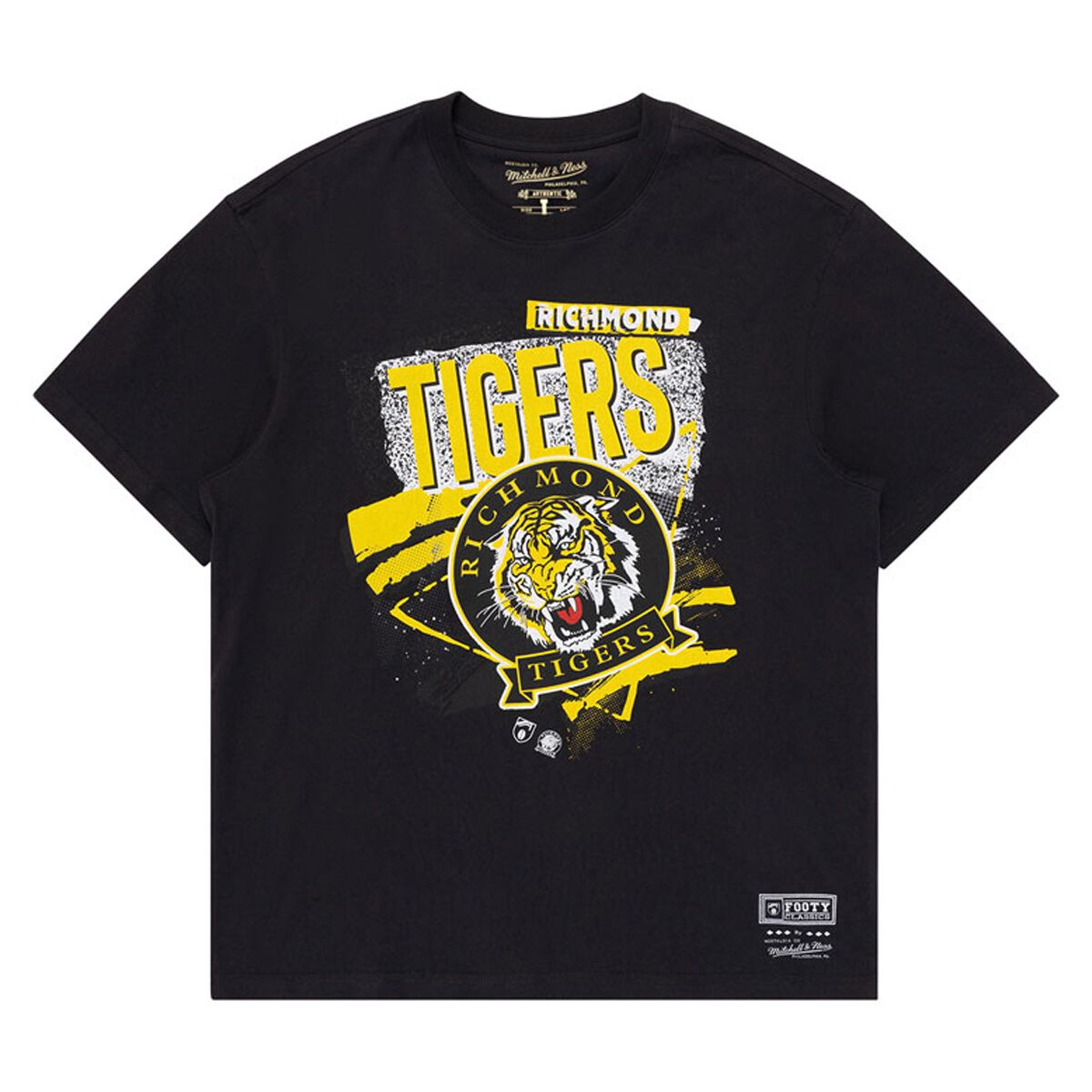 Richmond Tigers Mens 2025 Abstract Logo Tee