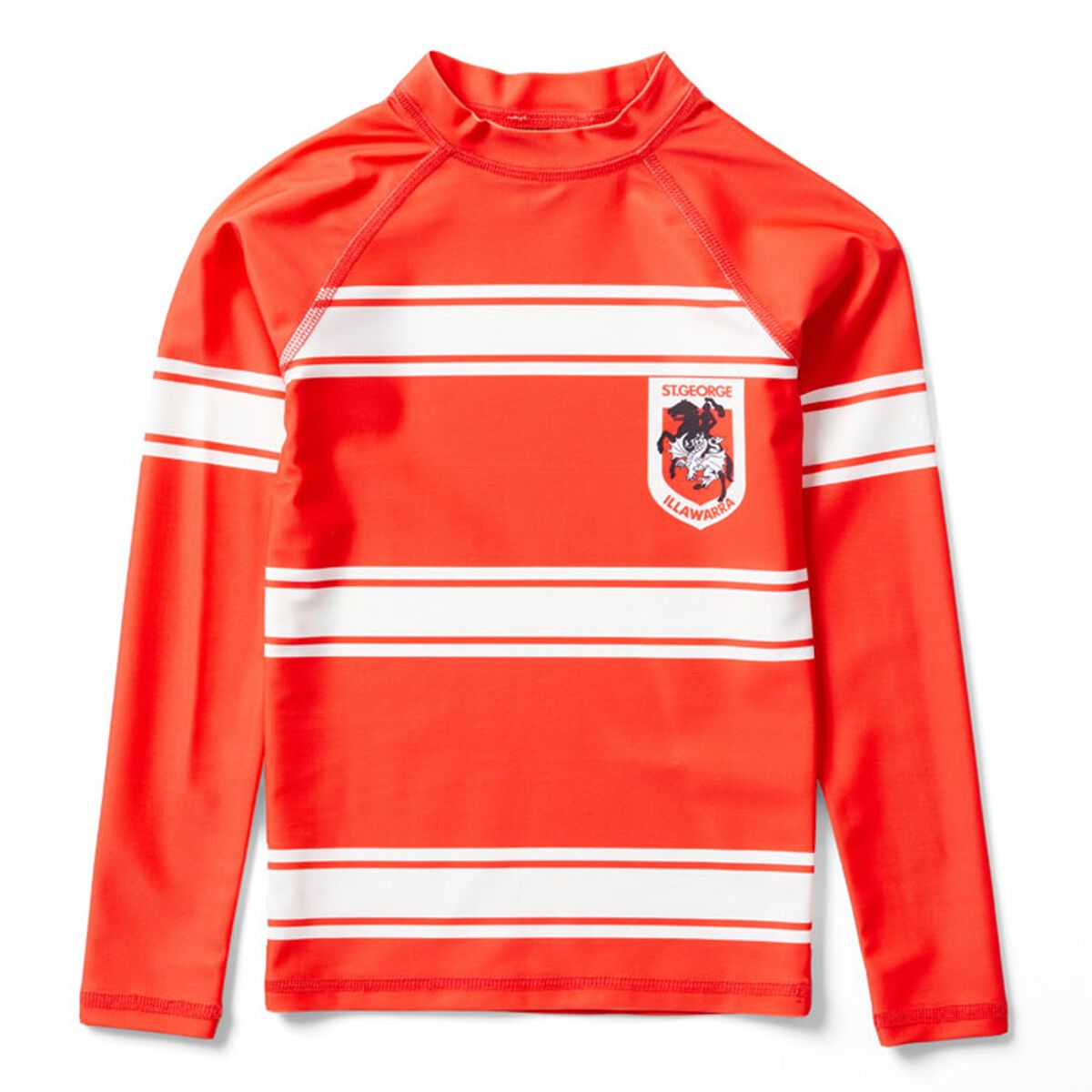 St George Illawarra Dragons Kids Swim Rash Top