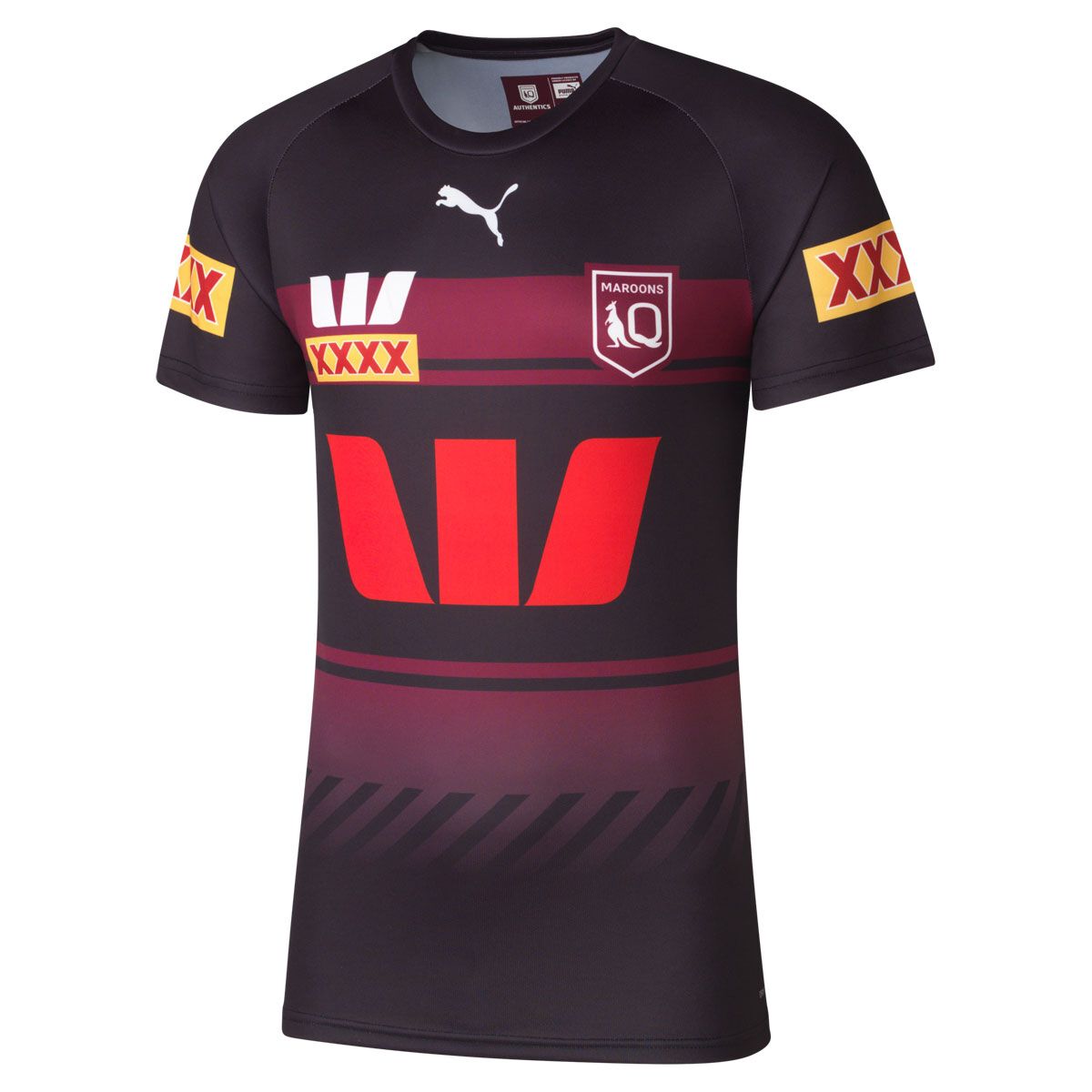 QLD Maroons State of Origin 2025 Mens Training Tee