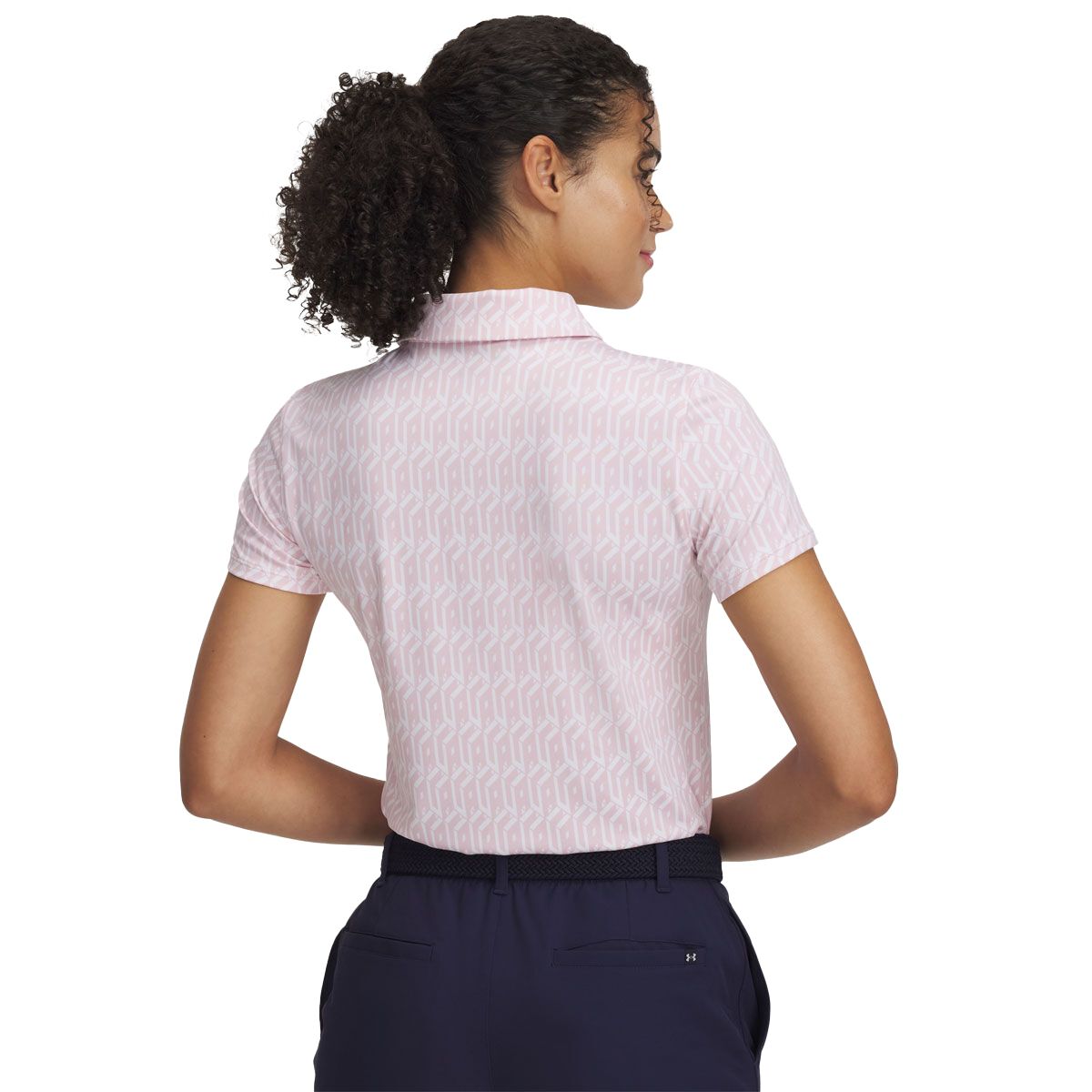 Under Armour Womens Playoff 3.0 Printed Golf Polo