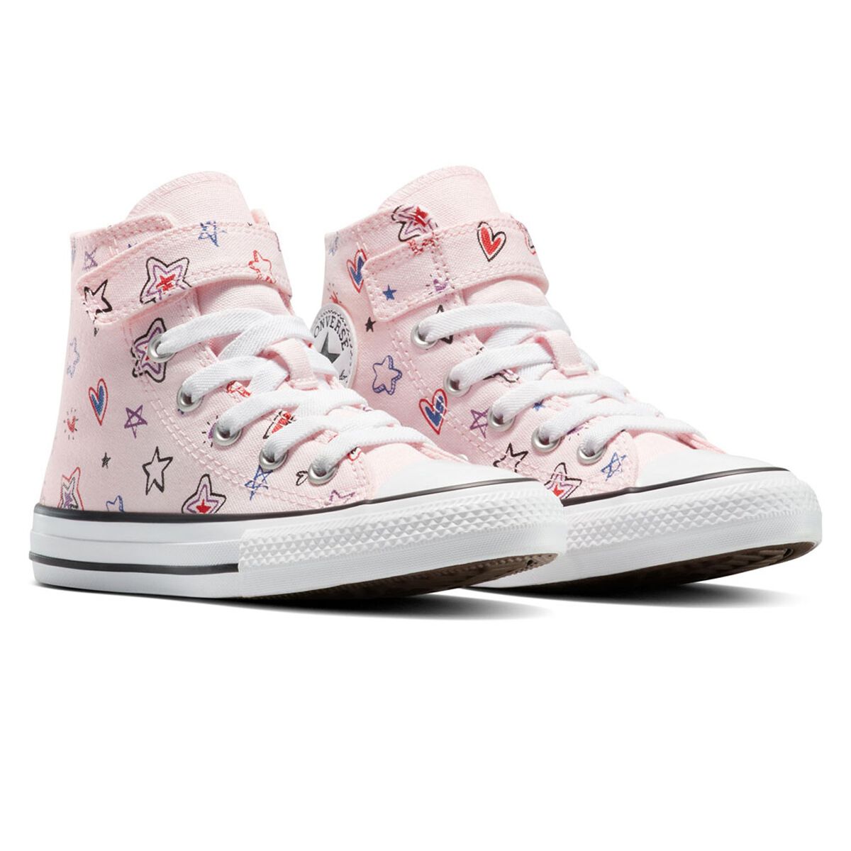Converse Chuck Taylor All Star Easy On Doodles PS Kids Casual Shoes