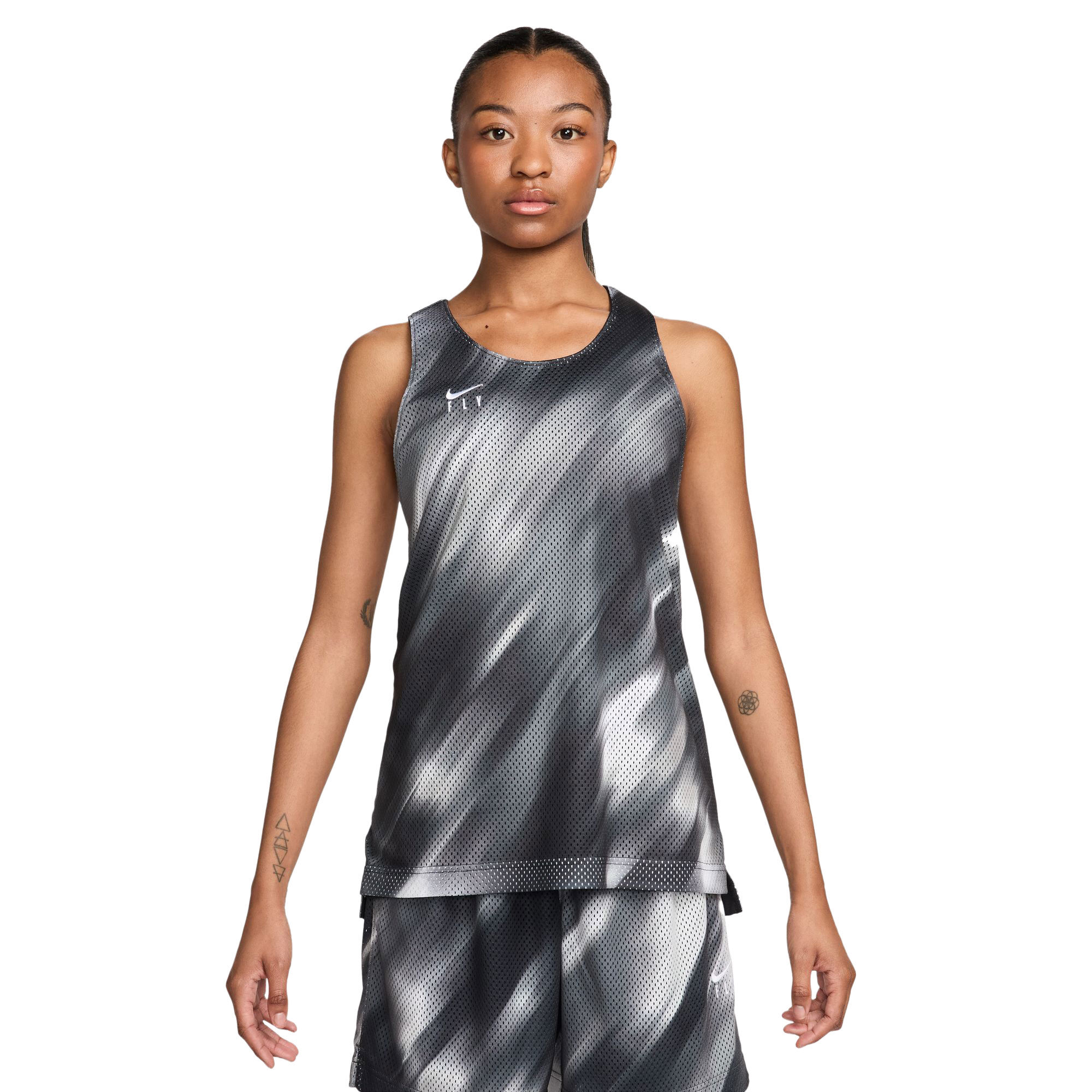 Nike Womens Swoosh Fly Reversible Basketball Tank