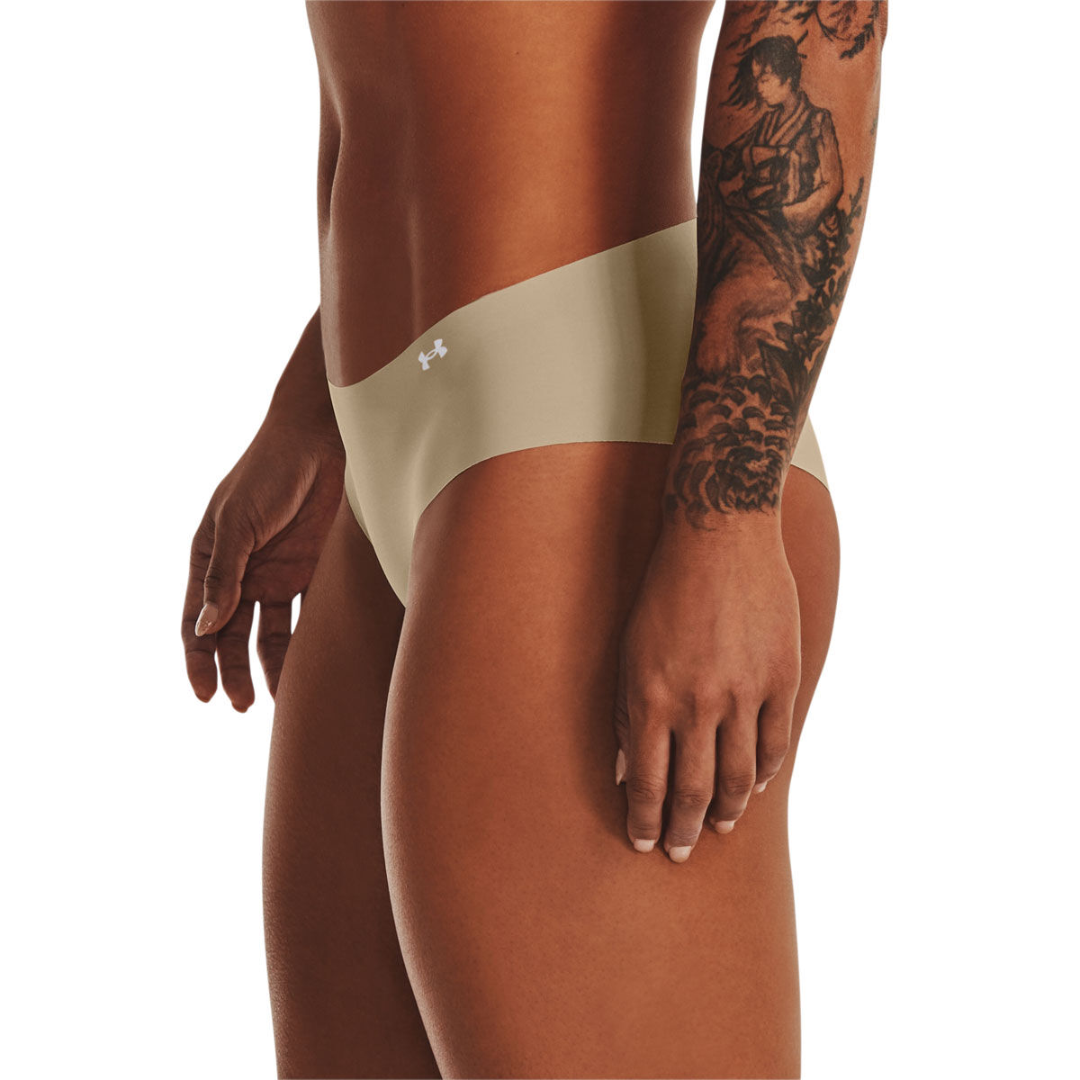 Under Armour Womens Pure Stretch Seamless Hipster Printed Briefs 3 Pack