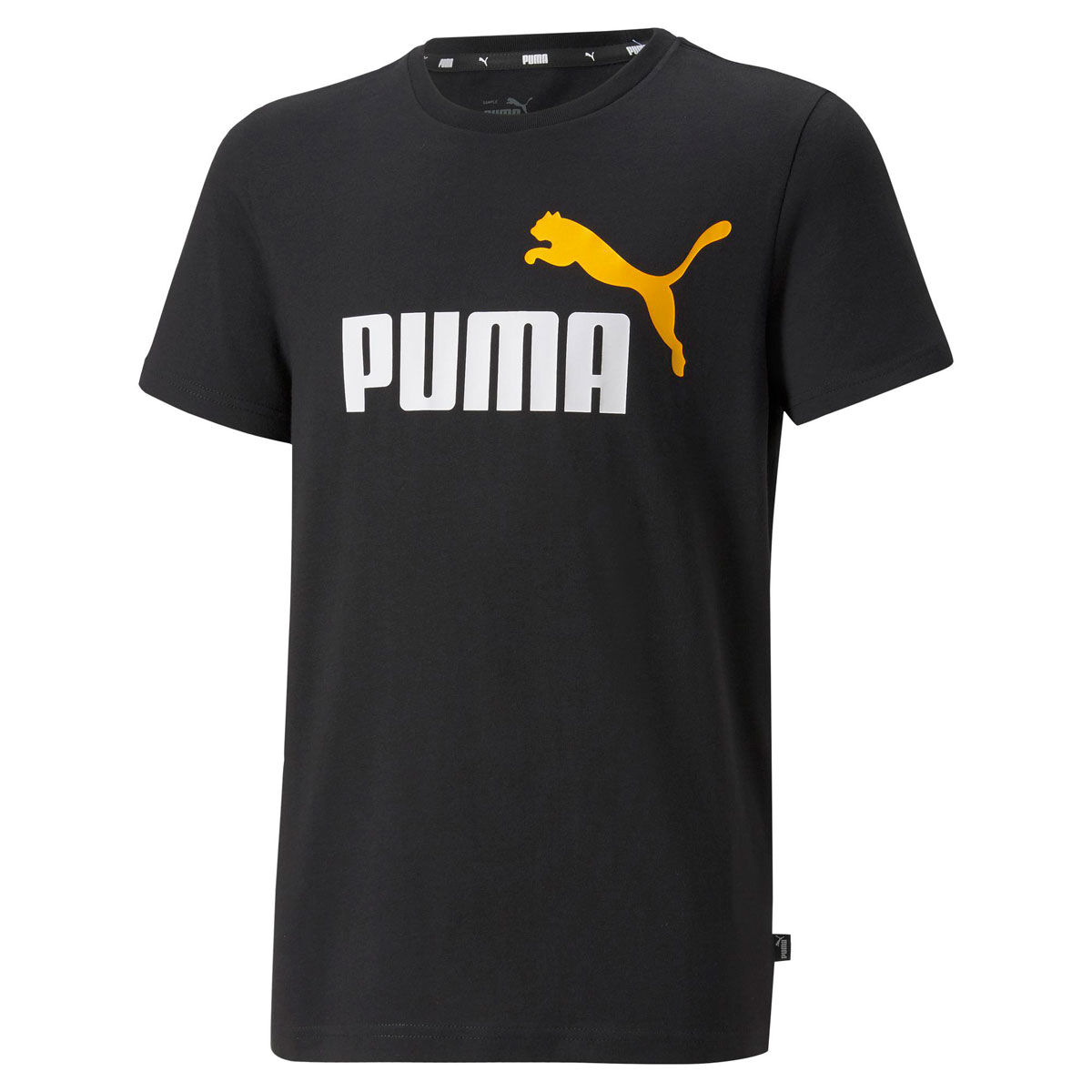 PUMA Junior Essentials 2 Colour Logo Tee