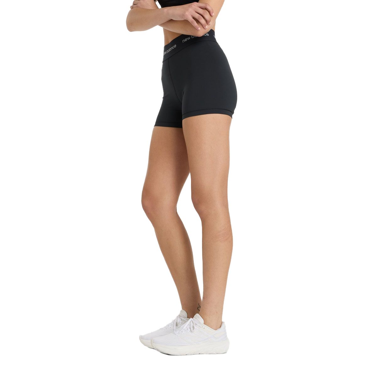 New Balance Womens NB Sleek High Rise 3 Inch Sport Shorts