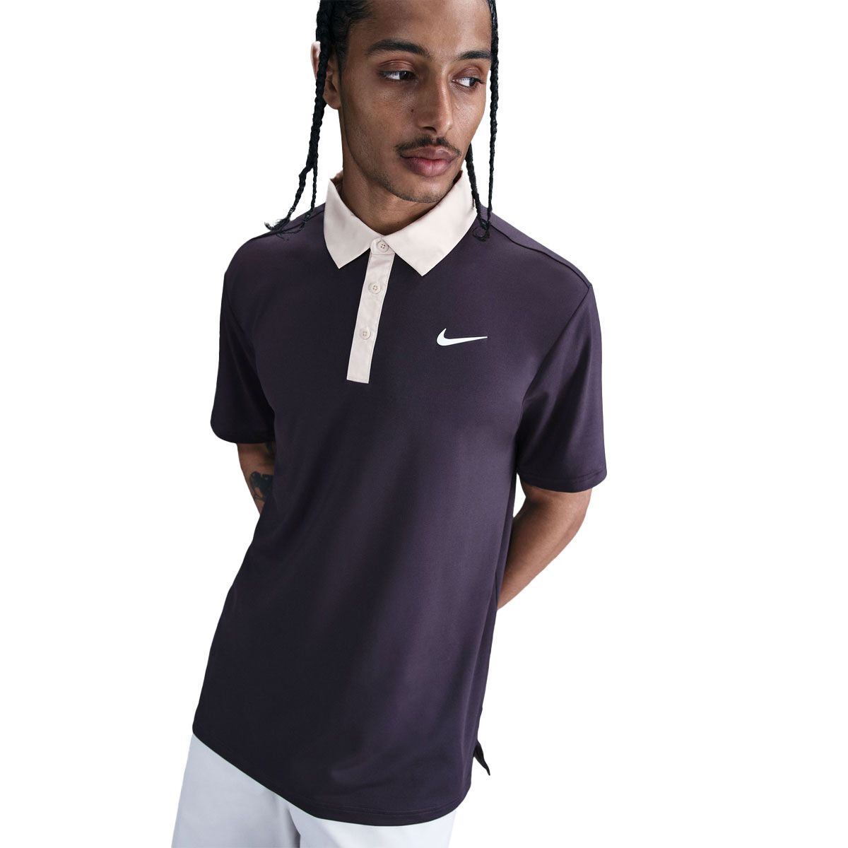 Nike Mens Tour Dri-FIT Contrast Golf Polo