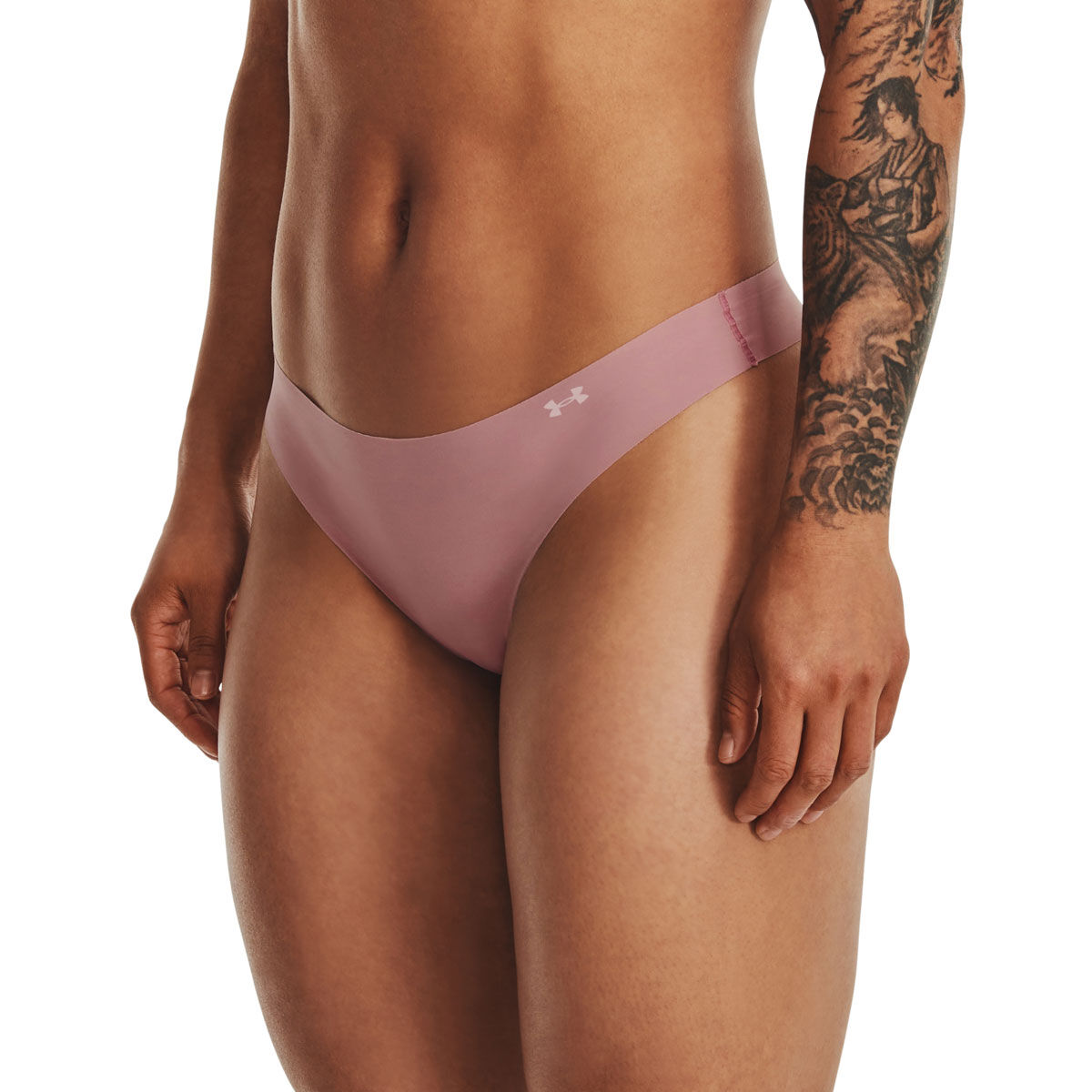 Under Armour Womens Pure Stretch Seamless Thong Briefs 3 Pack