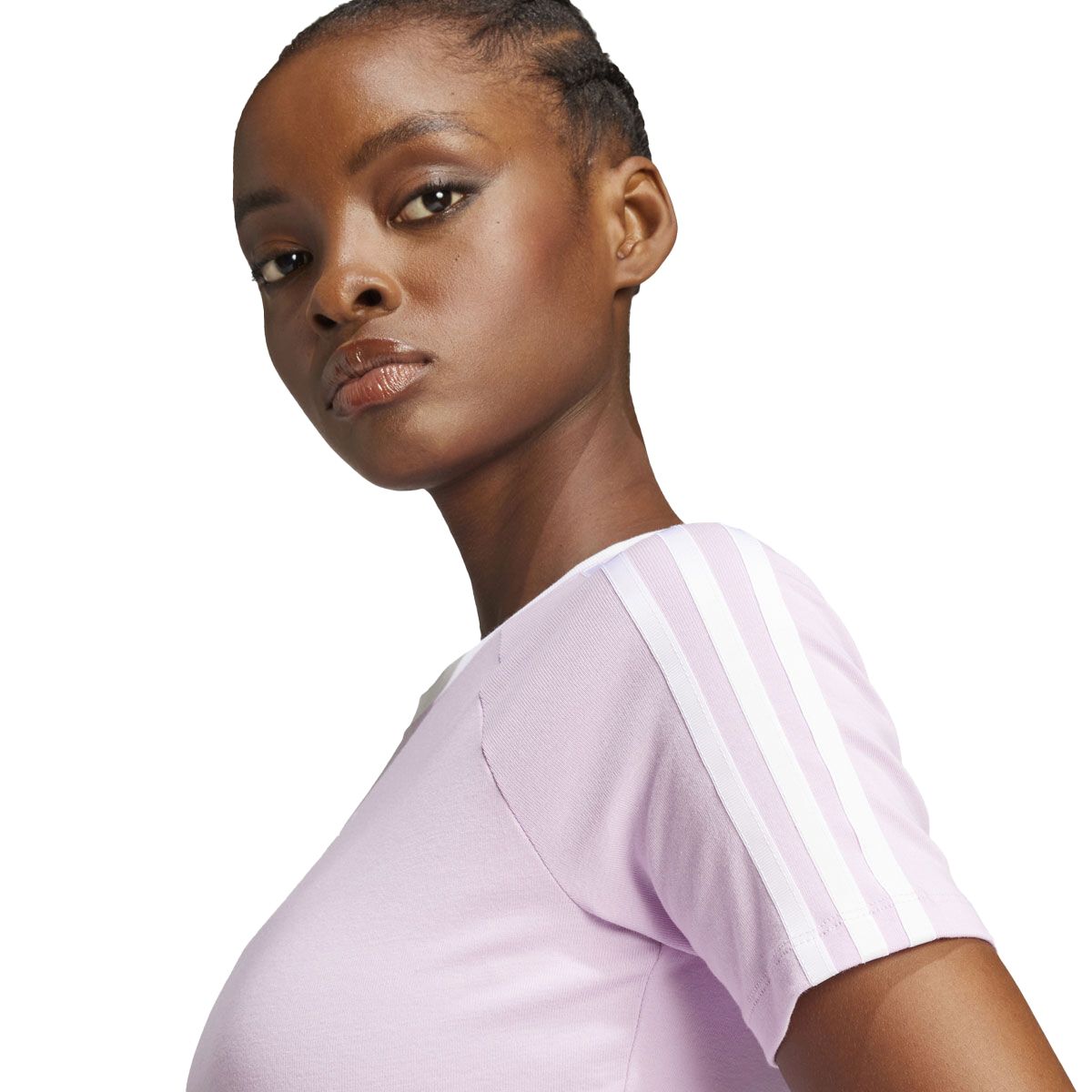 adidas Originals Womens 3 Stripes Baby Tee