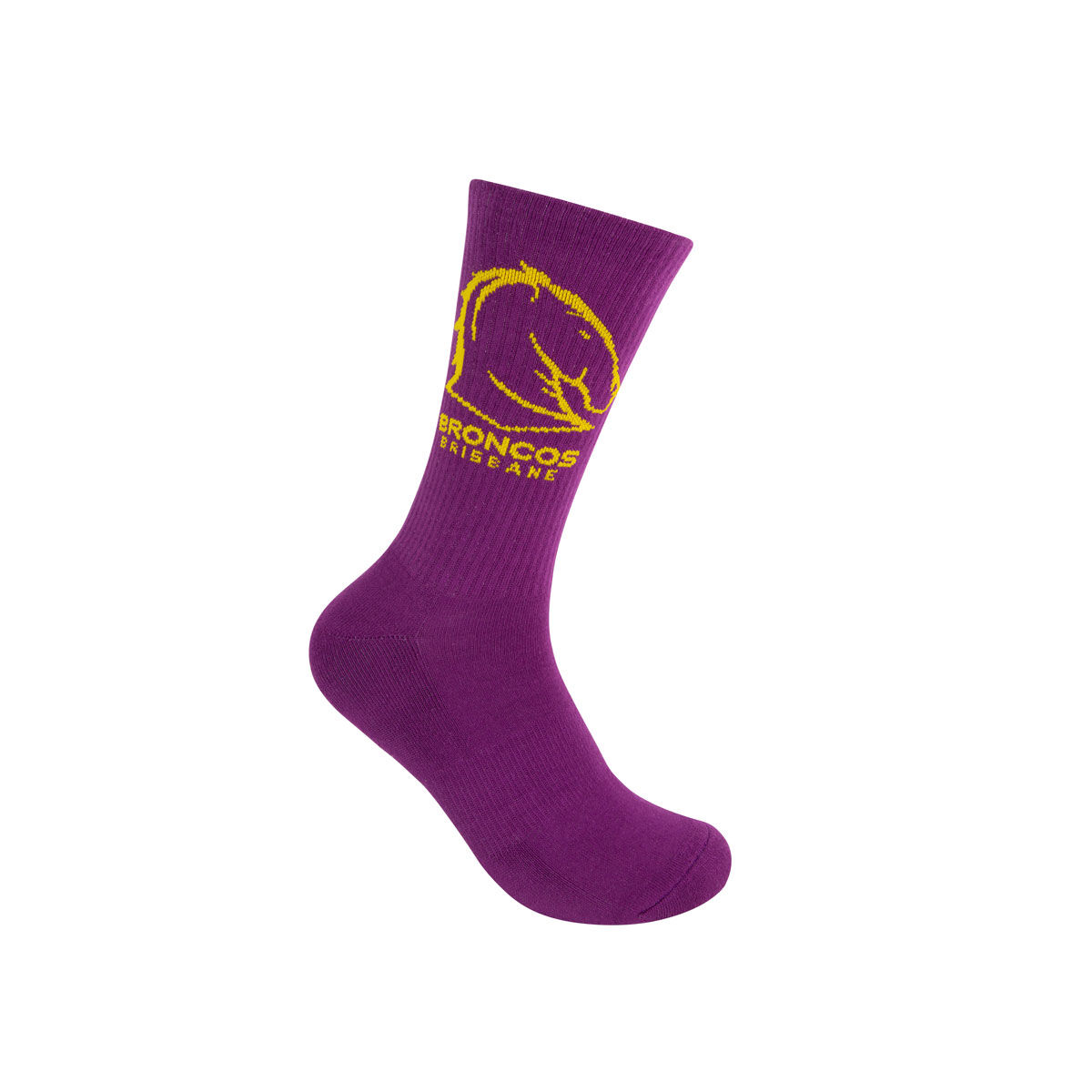 Brisbane Broncos Sneaker Socks 2 Pack